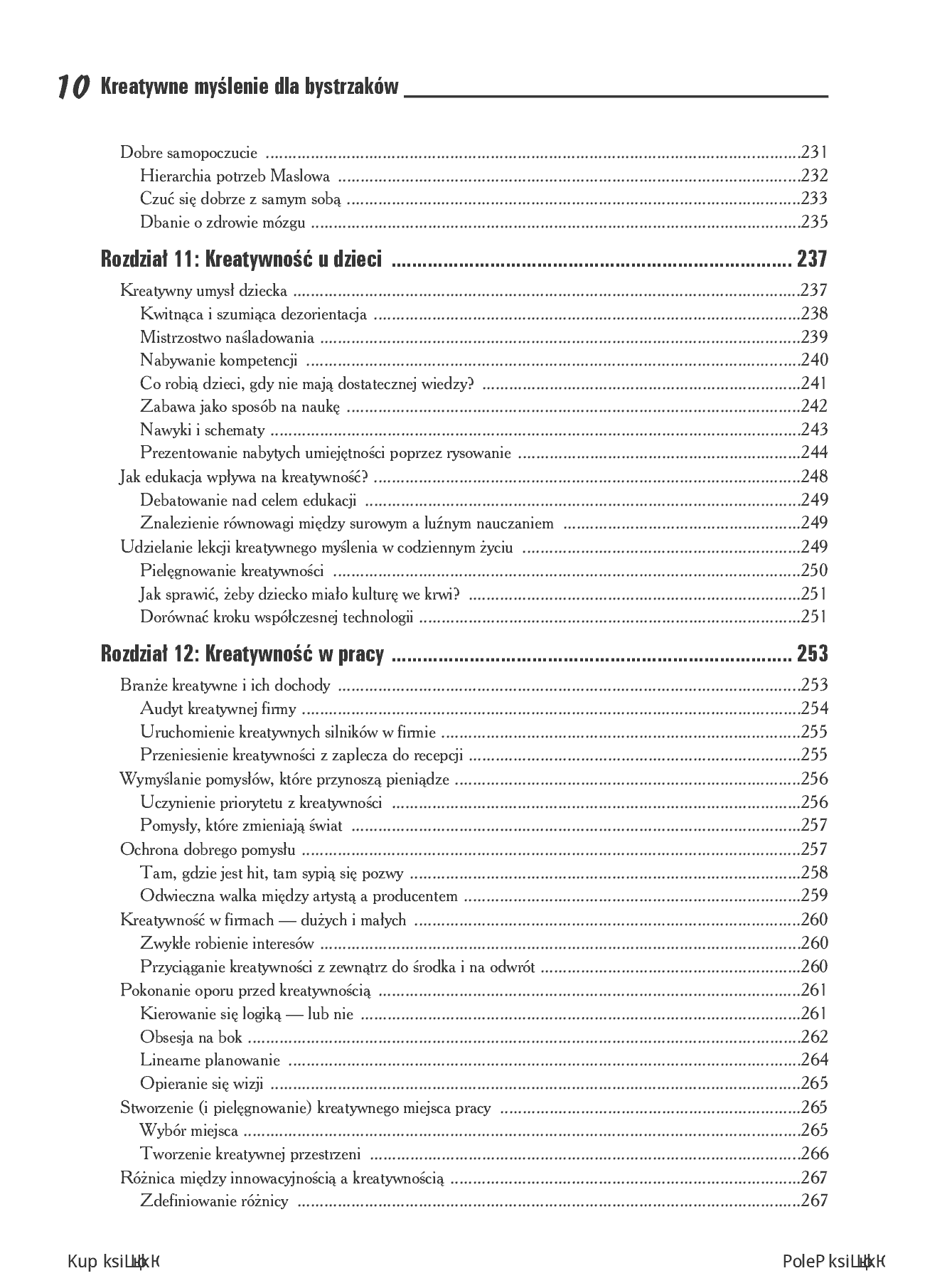 Fragment „Kreatywne myślenie dla bystrzaków” — strona 8 z 30