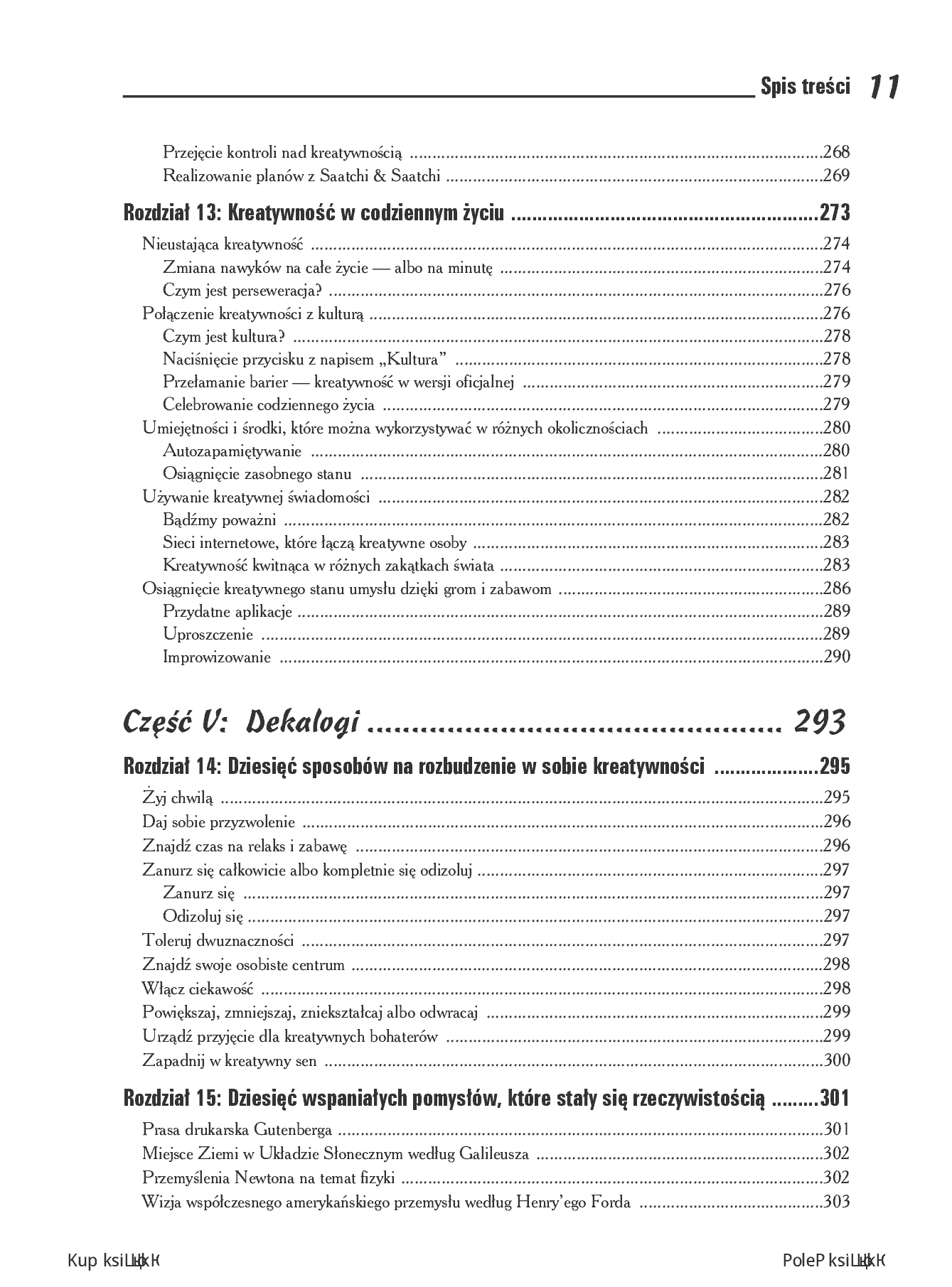 Fragment „Kreatywne myślenie dla bystrzaków” — strona 9 z 30