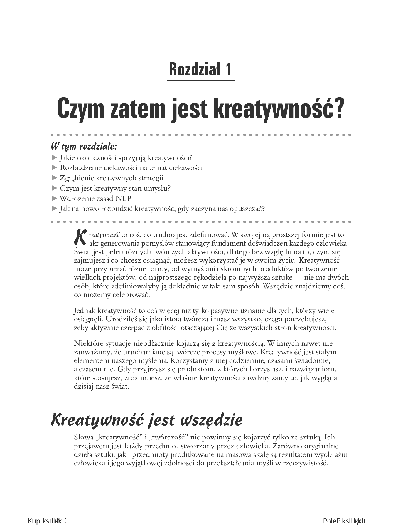 Fragment „Kreatywne myślenie dla bystrzaków” — strona 11 z 30