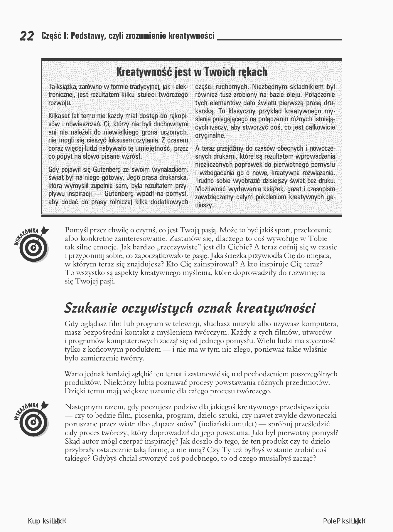 Fragment „Kreatywne myślenie dla bystrzaków” — strona 12 z 30