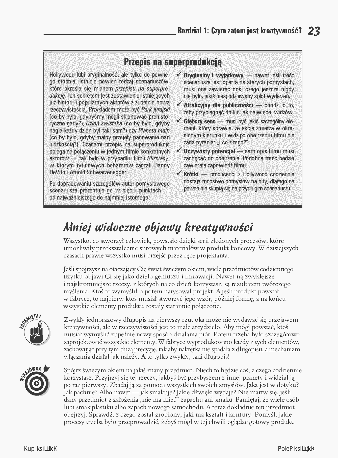 Fragment „Kreatywne myślenie dla bystrzaków” — strona 13 z 30
