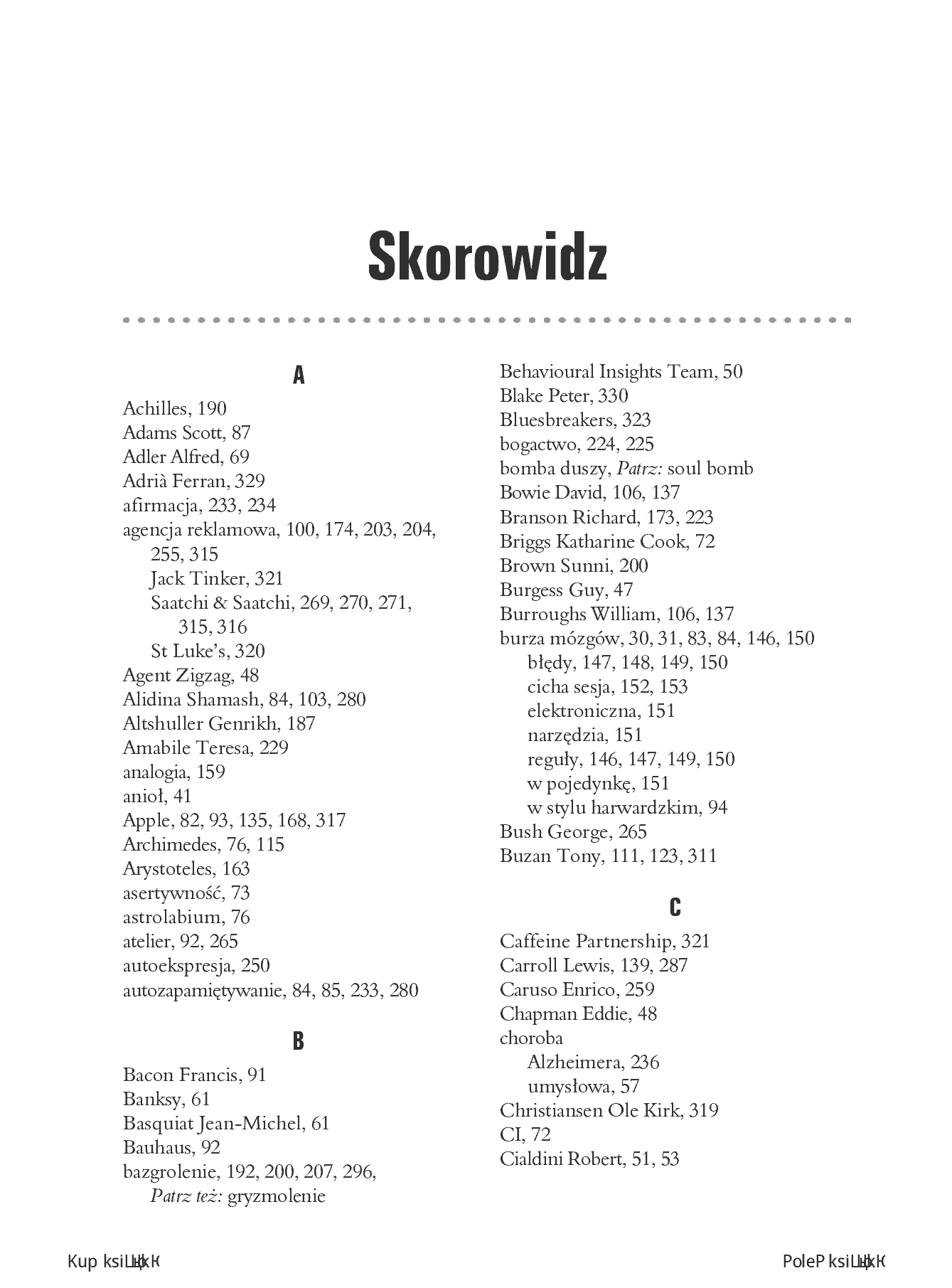 Fragment „Kreatywne myślenie dla bystrzaków” — strona 29 z 30