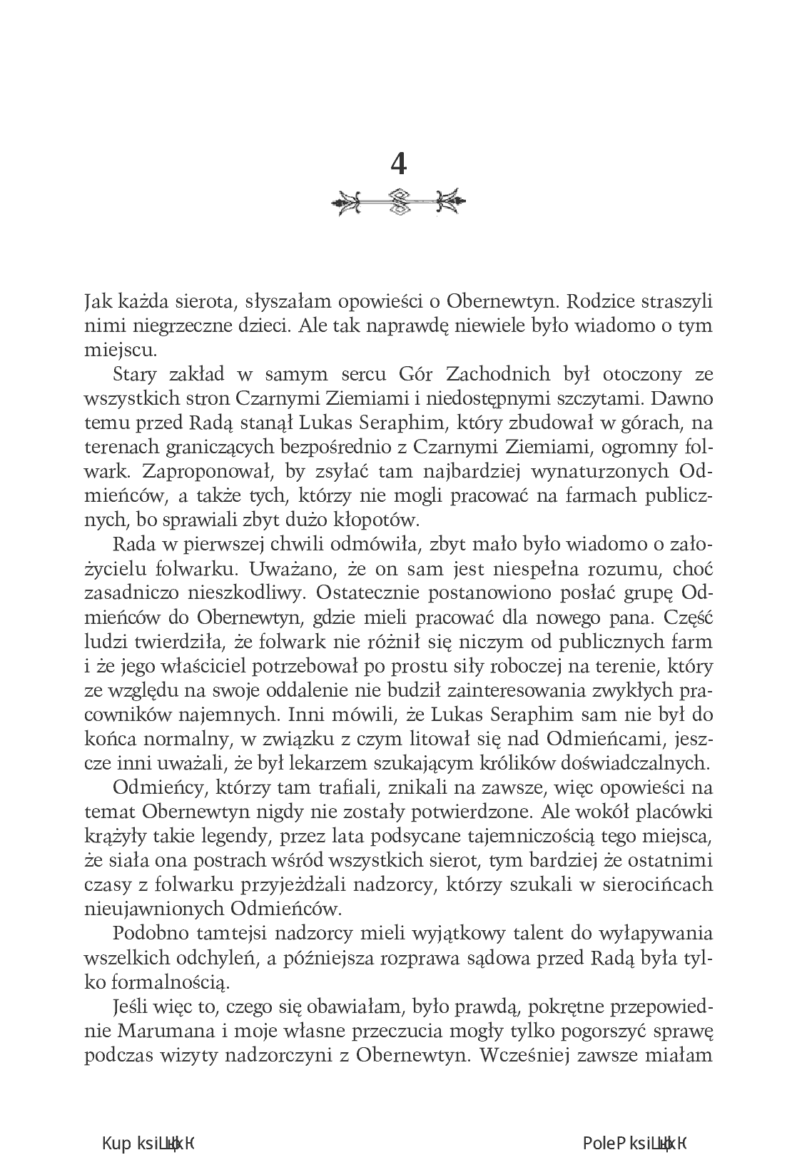 Fragment „Kroniki Obernewtyn. Tom pierwszy: Obernewtyn” — strona 5 z 12