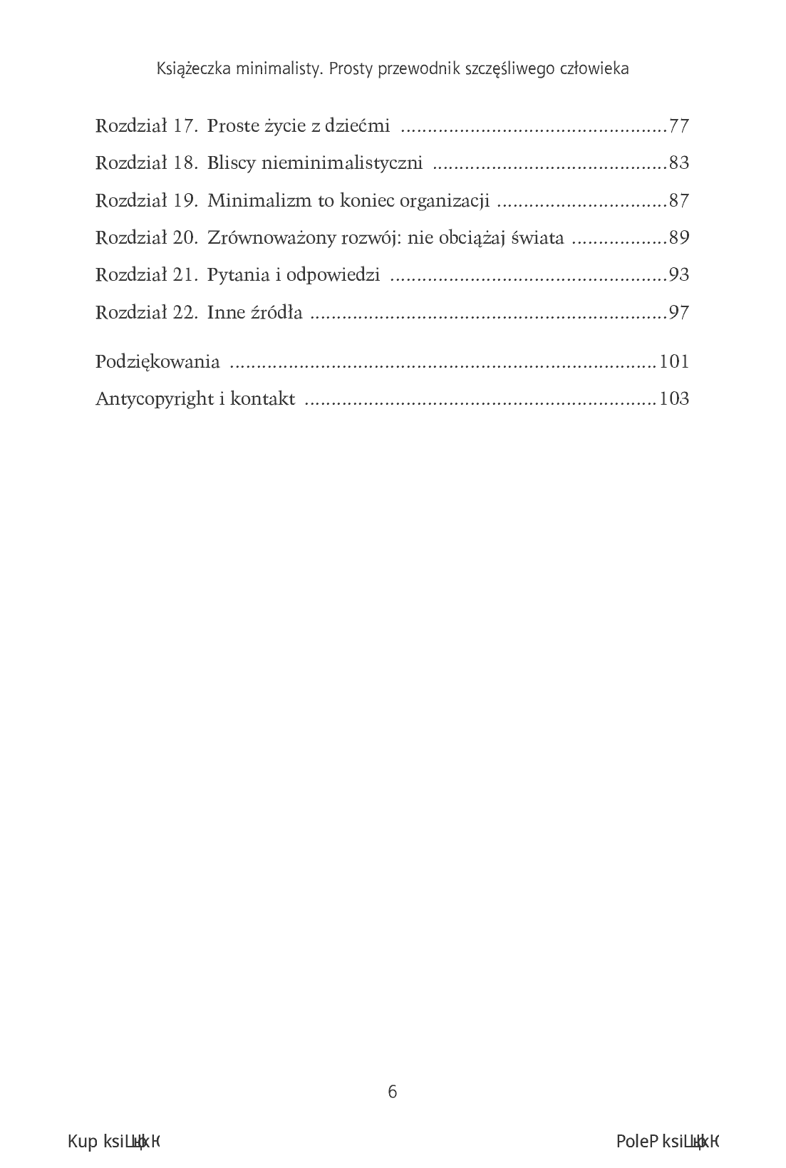 Fragment „Książeczka minimalisty. Prosty przewodnik szczęśliwego człowieka” — strona 4 z 14