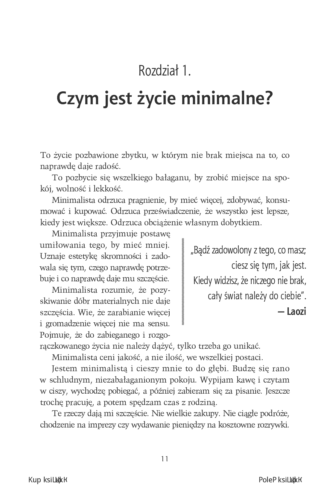 Fragment „Książeczka minimalisty. Prosty przewodnik szczęśliwego człowieka” — strona 5 z 14
