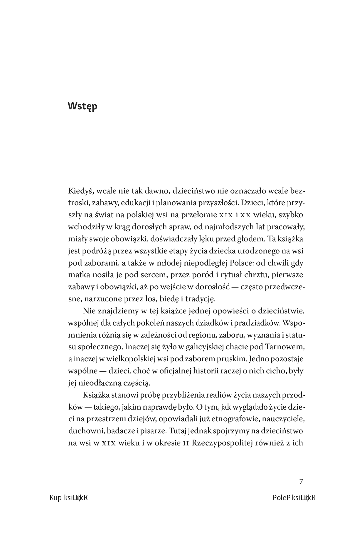 Fragment „Wiejskie dzieci. Kiedy nasi przodkowie byli mali” — strona 5 z 22