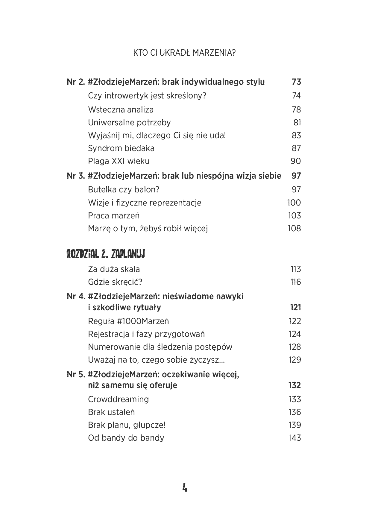 Fragment „Kto Ci ukradł marzenia? Czyli autorska metoda realizacji #1000marzeń” — strona 4 z 26