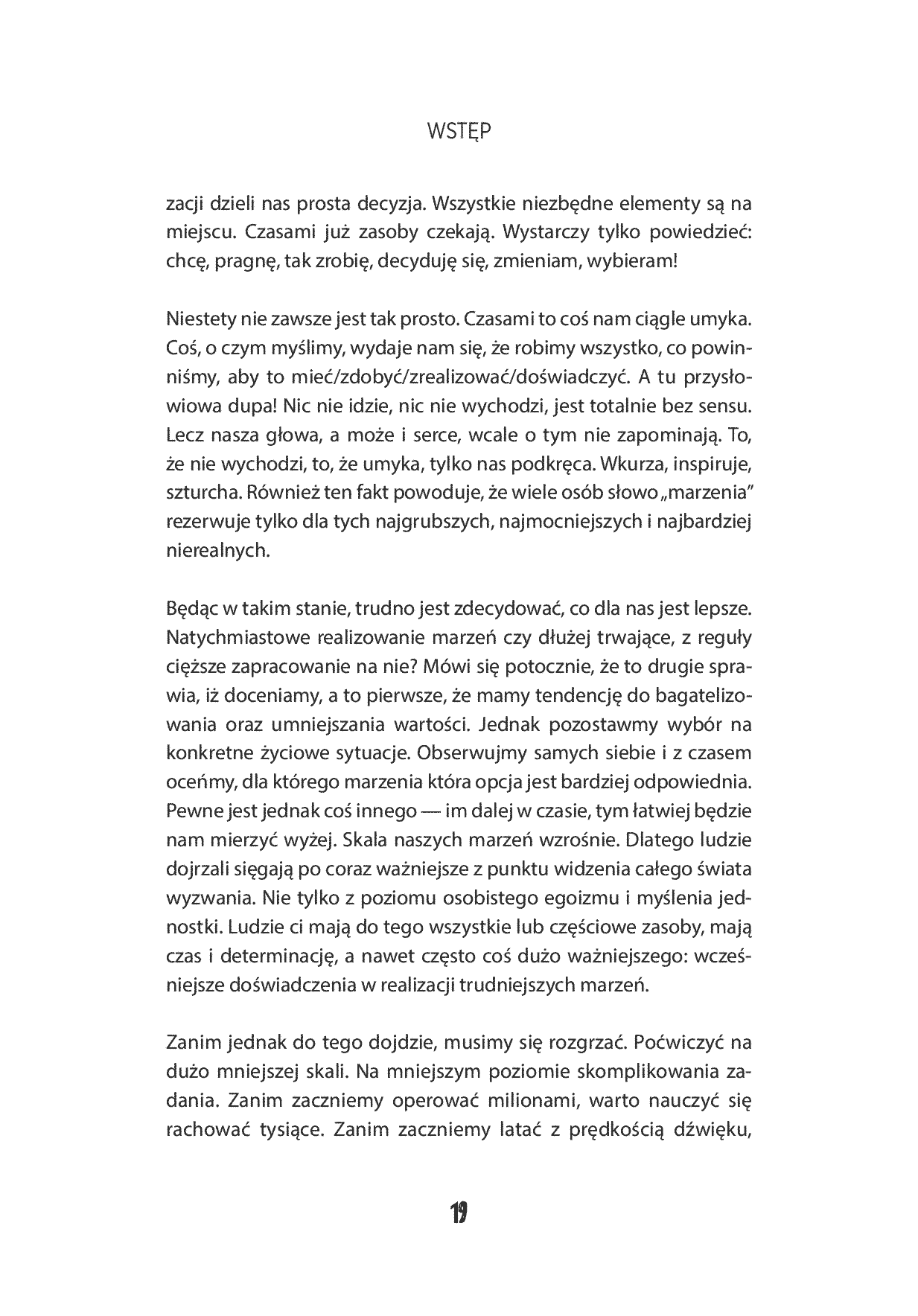 Fragment „Kto Ci ukradł marzenia? Czyli autorska metoda realizacji #1000marzeń” — strona 19 z 26