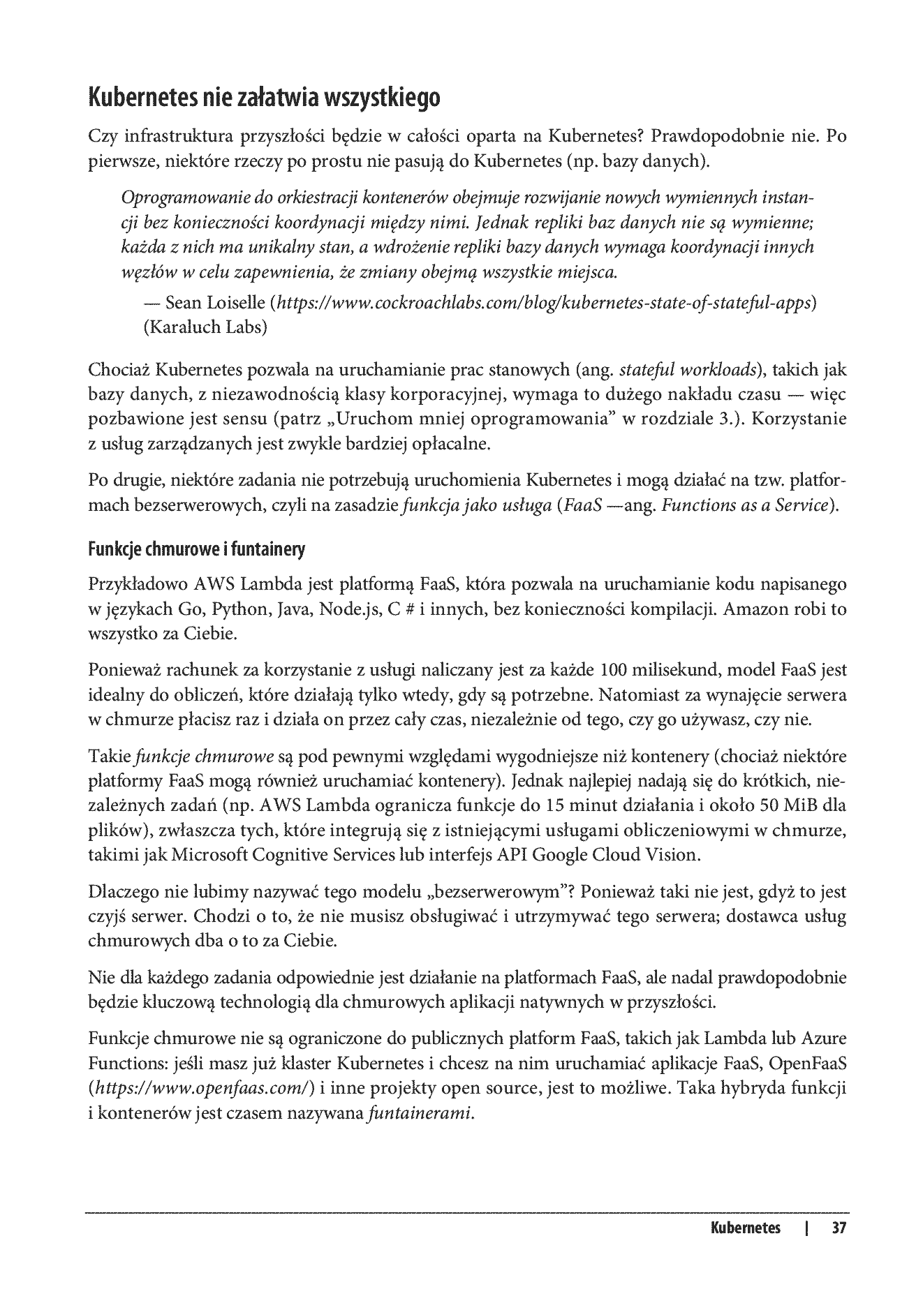 Fragment „Kubernetes - rozwiązania chmurowe w świecie DevOps. Tworzenie, wdrażanie i skalowanie nowoczesnych aplikacji chmurowych” — strona 29 z 30
