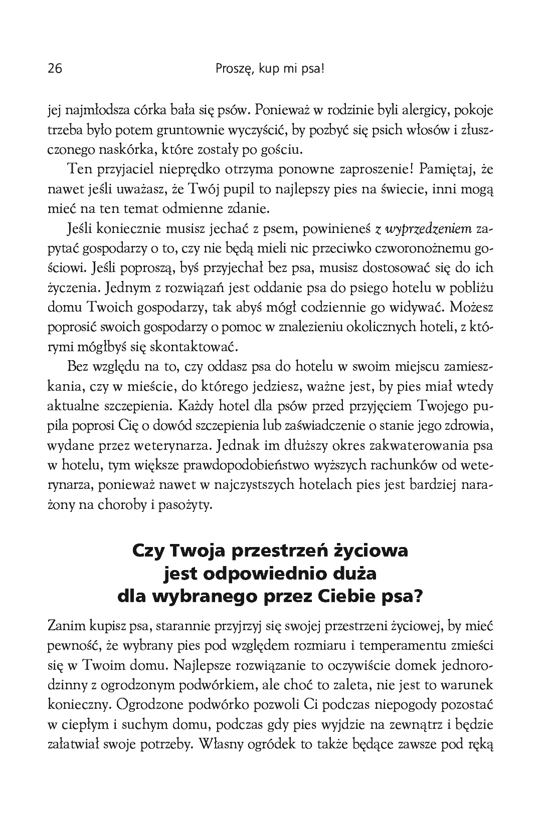 Fragment „Proszę, kup mi psa! Co robić, gdy nasza pociecha chce mieć czworonoga” — strona 8 z 18