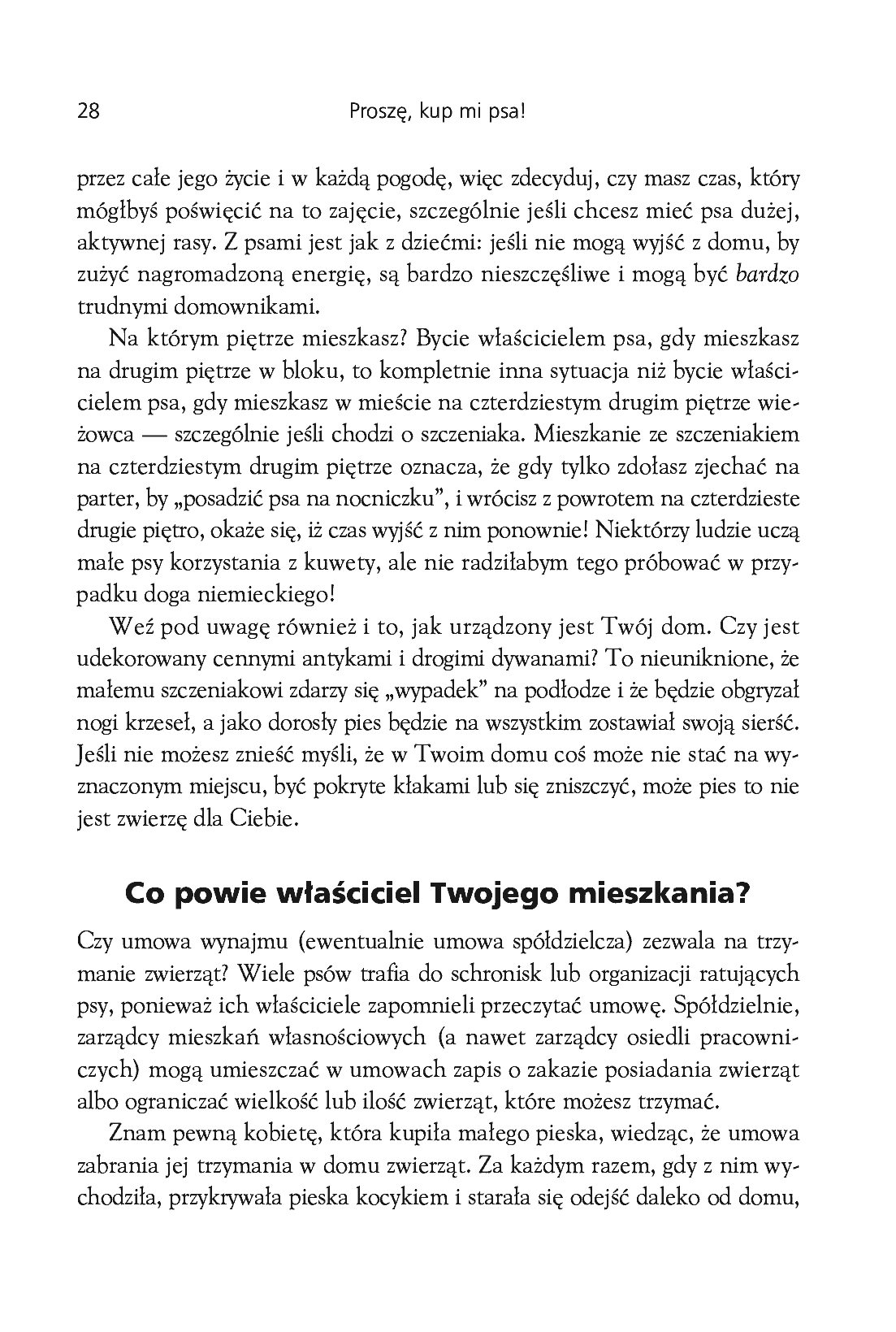 Fragment „Proszę, kup mi psa! Co robić, gdy nasza pociecha chce mieć czworonoga” — strona 10 z 18