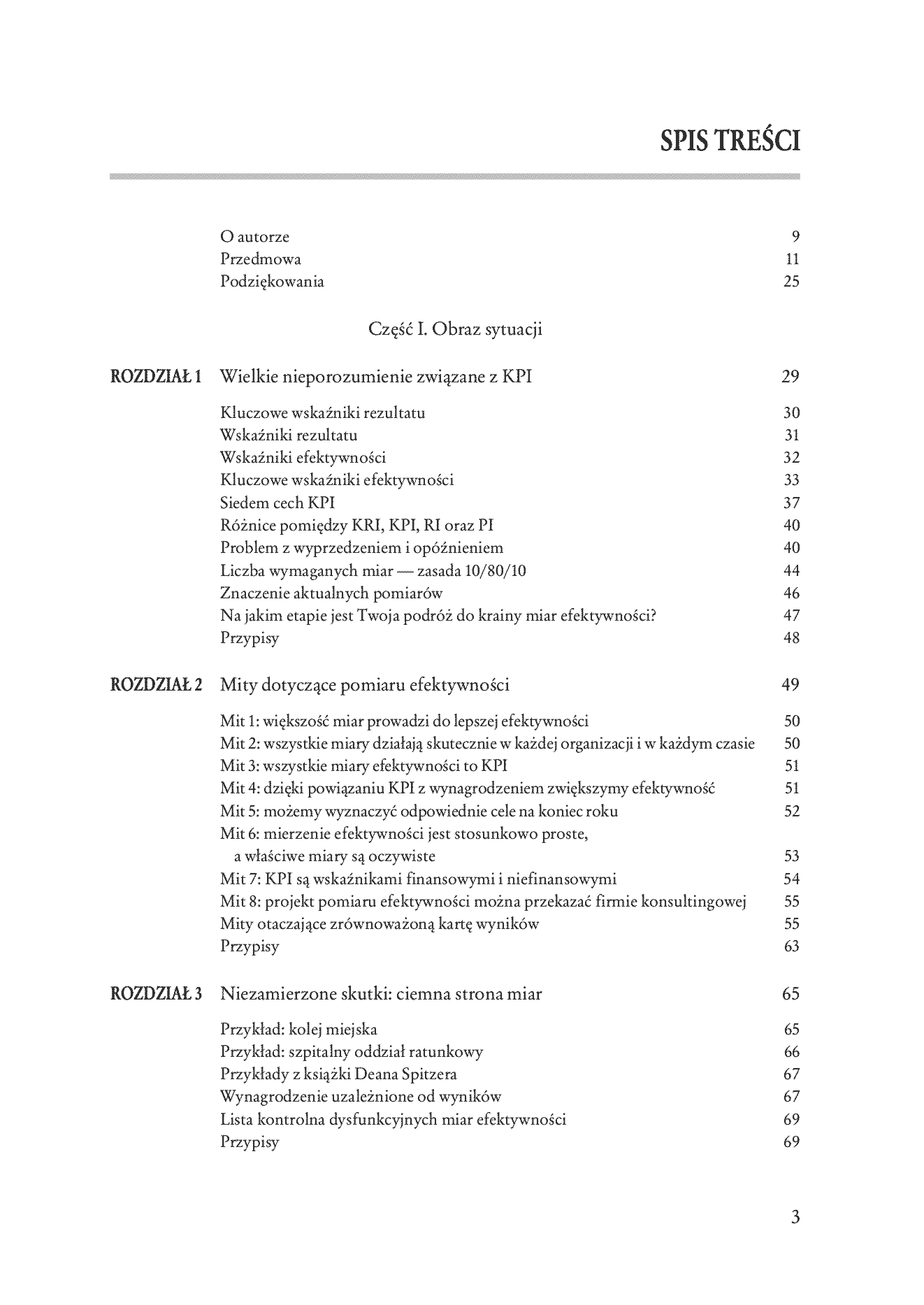 Fragment „Kluczowe wskaźniki efektywności (KPI). Tworzenie, wdrażanie i stosowanie” — strona 3 z 26