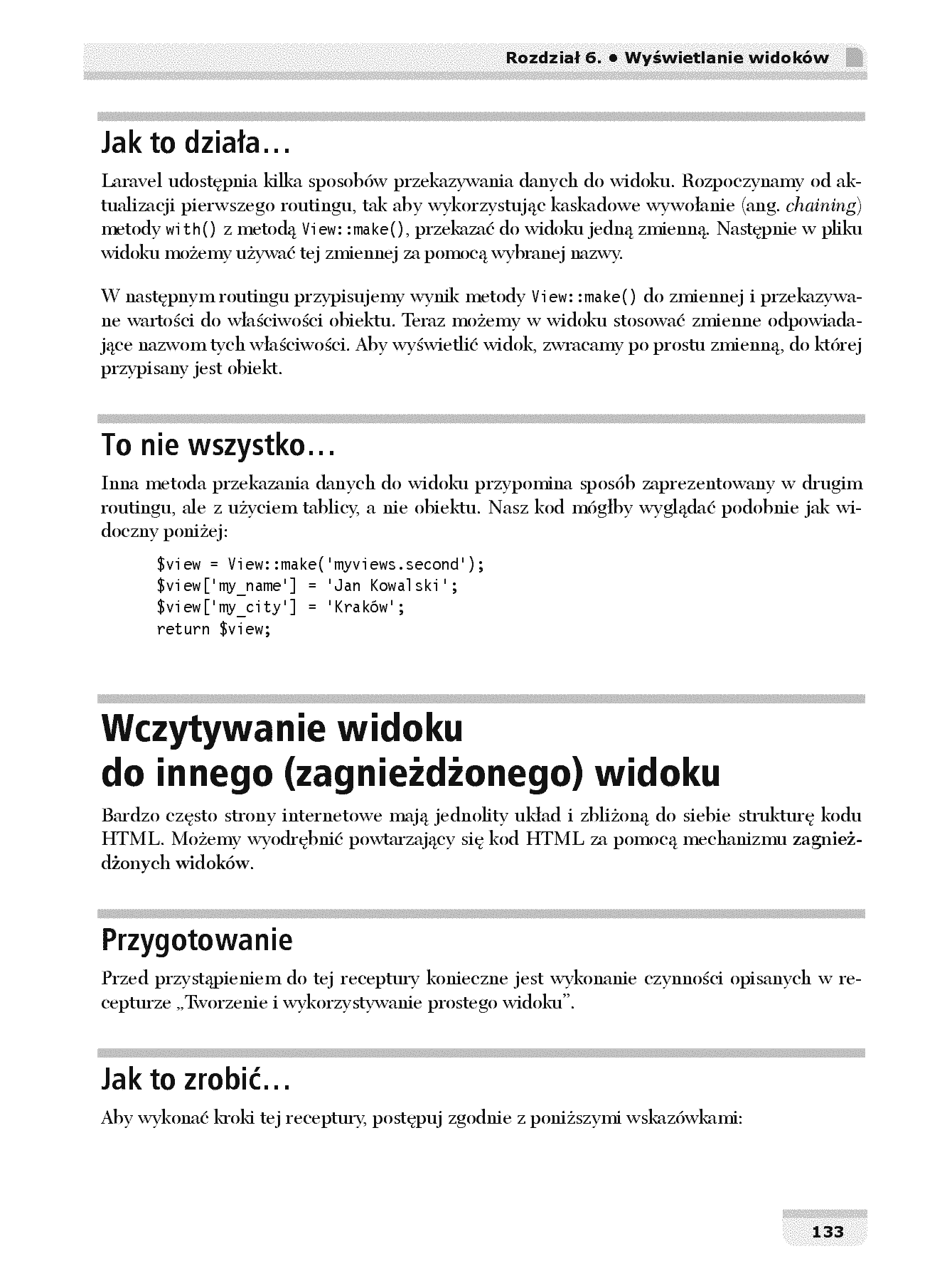 Fragment „Laravel. Tworzenie aplikacji. Receptury” — strona 11 z 30