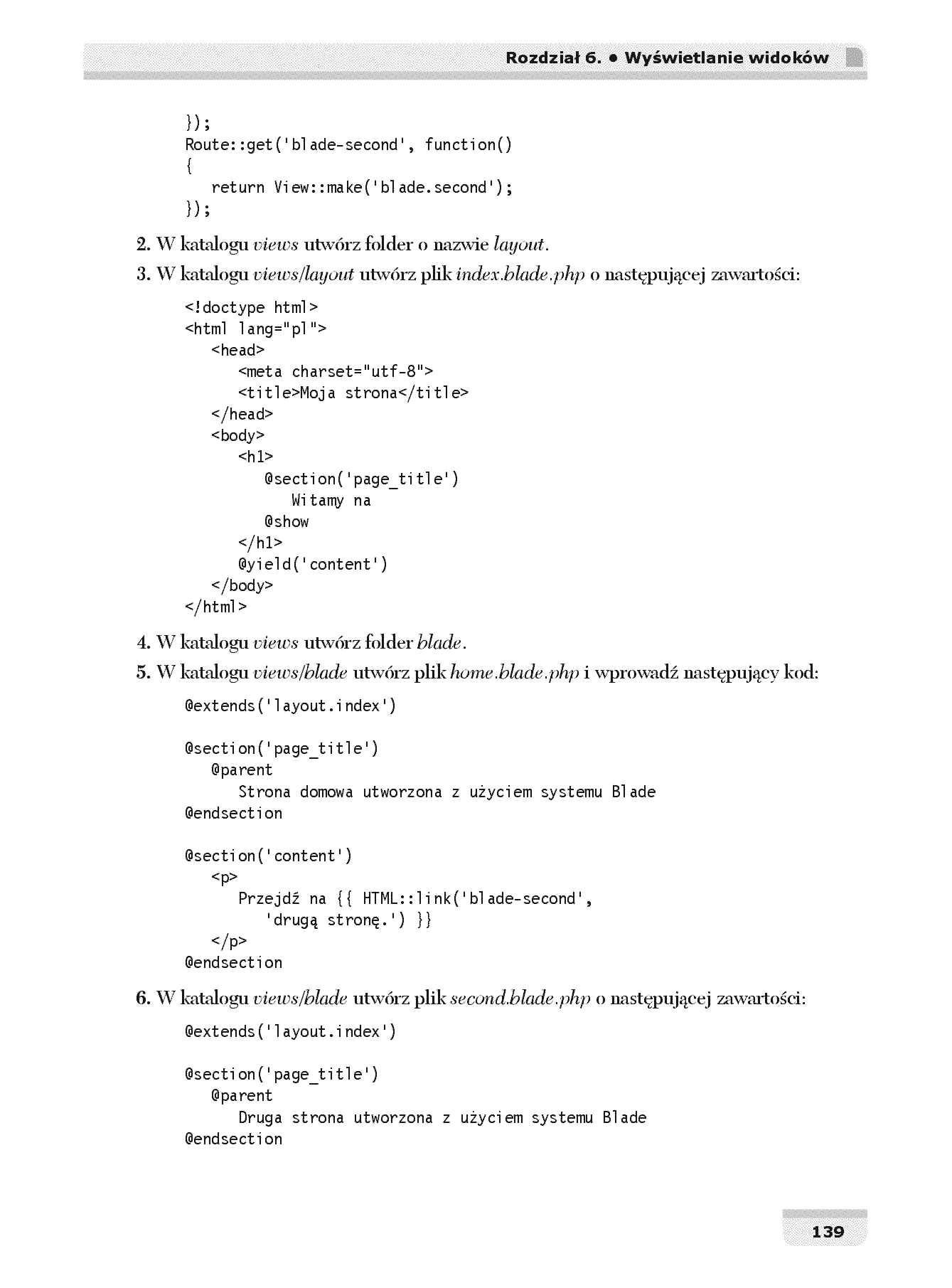 Fragment „Laravel. Tworzenie aplikacji. Receptury” — strona 17 z 30