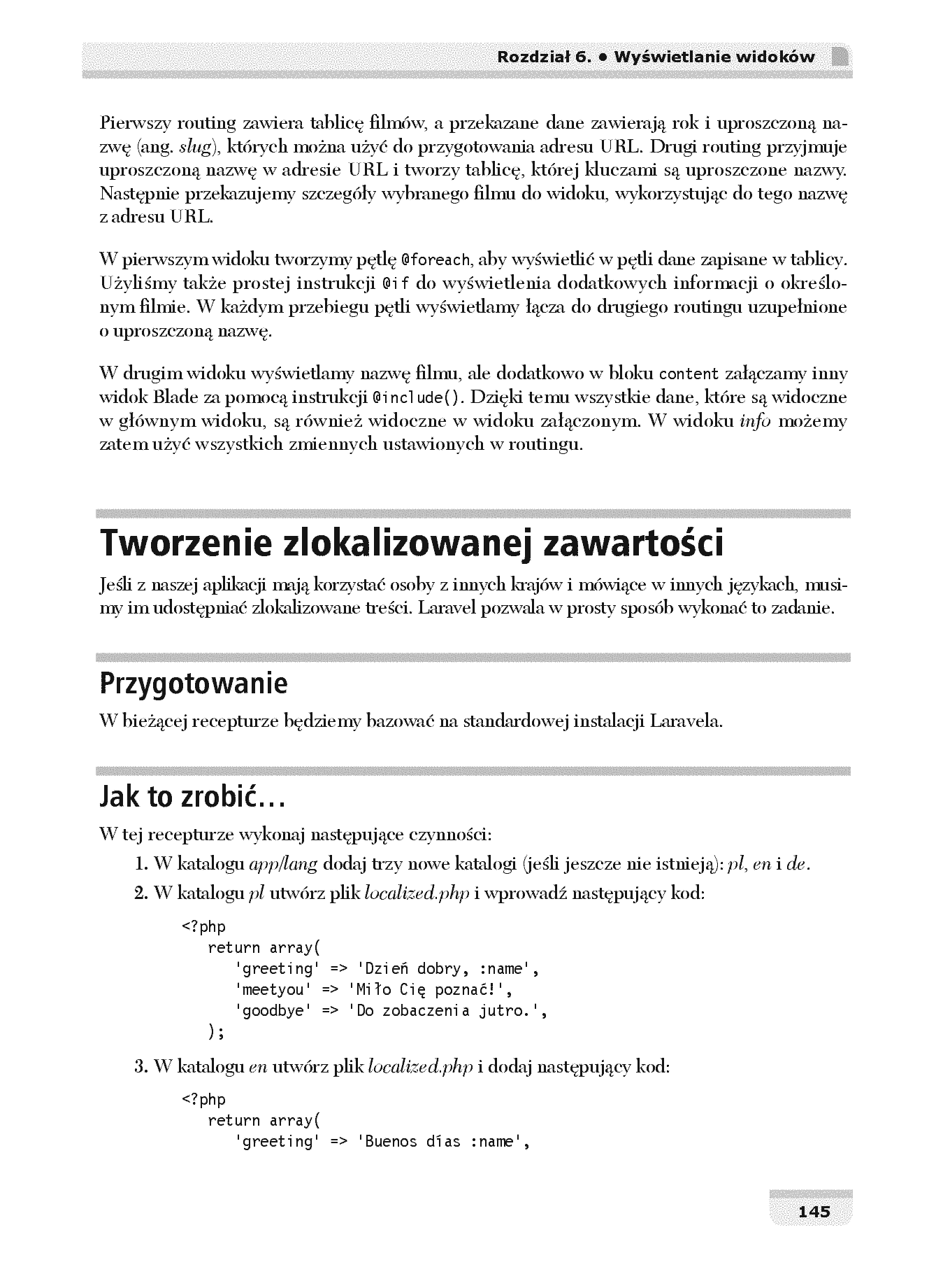 Fragment „Laravel. Tworzenie aplikacji. Receptury” — strona 23 z 30