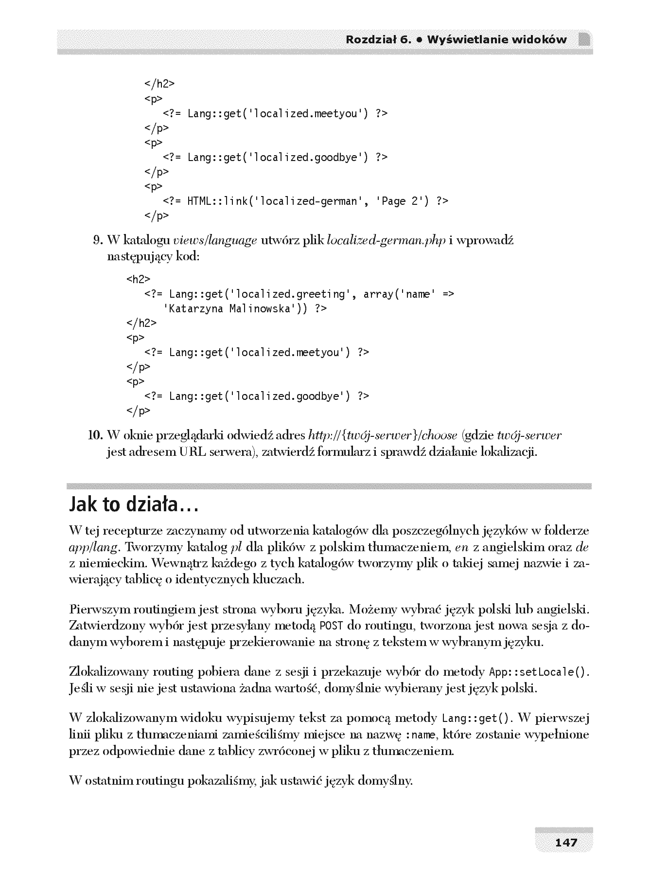 Fragment „Laravel. Tworzenie aplikacji. Receptury” — strona 25 z 30