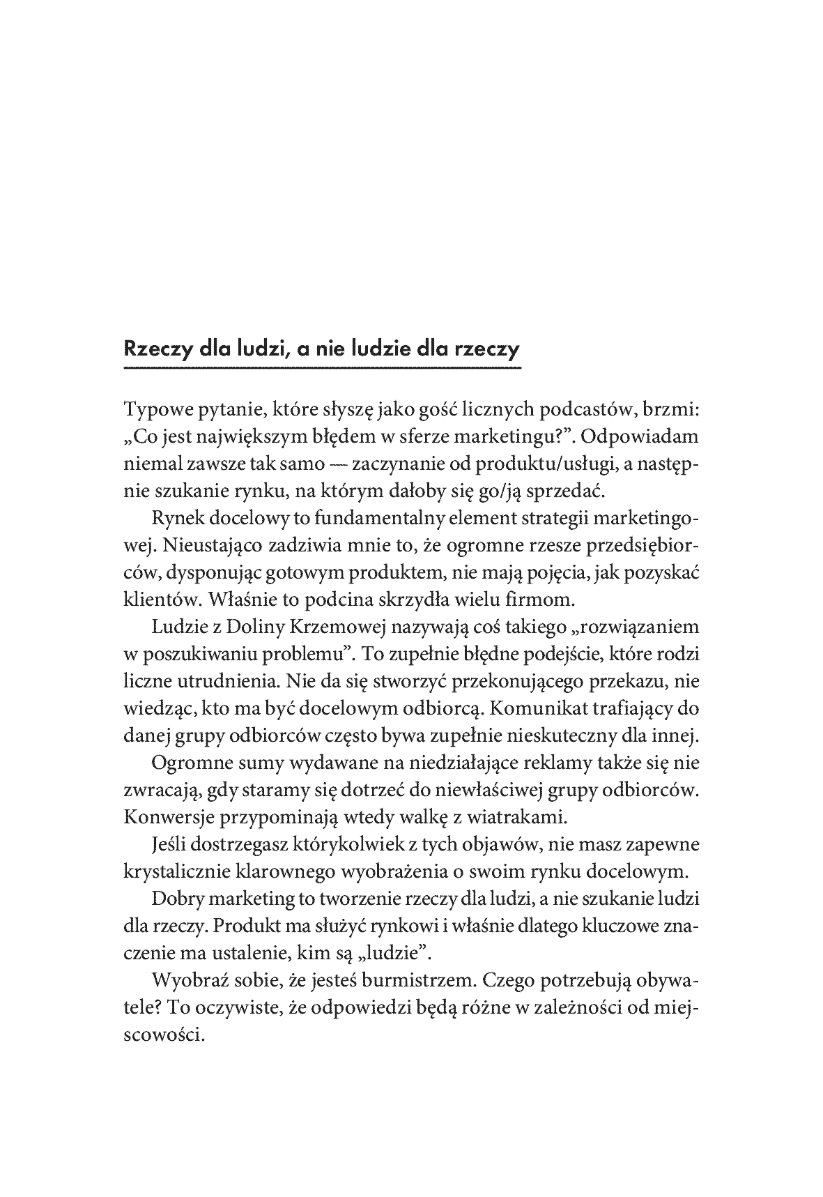 Fragment „Lean marketing. Maksymalne efekty przy minimalnych działaniach” — strona 8 z 30