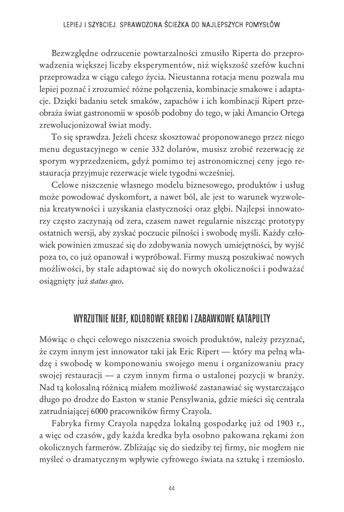 Fragment „Lepiej i szybciej. Sprawdzona ścieżka do najlepszych pomysłów” — strona 26 z 30