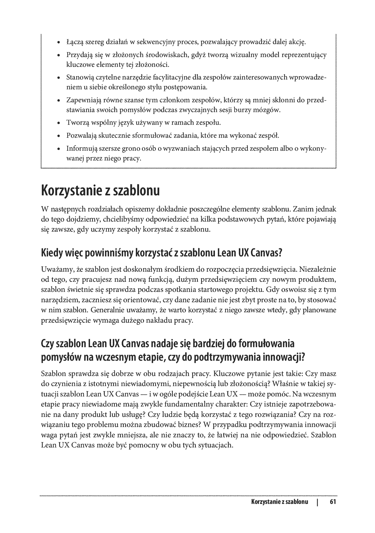 Fragment „Lean UX dla zespołów Agile. Projektowane doskonałych wrażeń użytkownika. Wydanie III” — strona 13 z 18