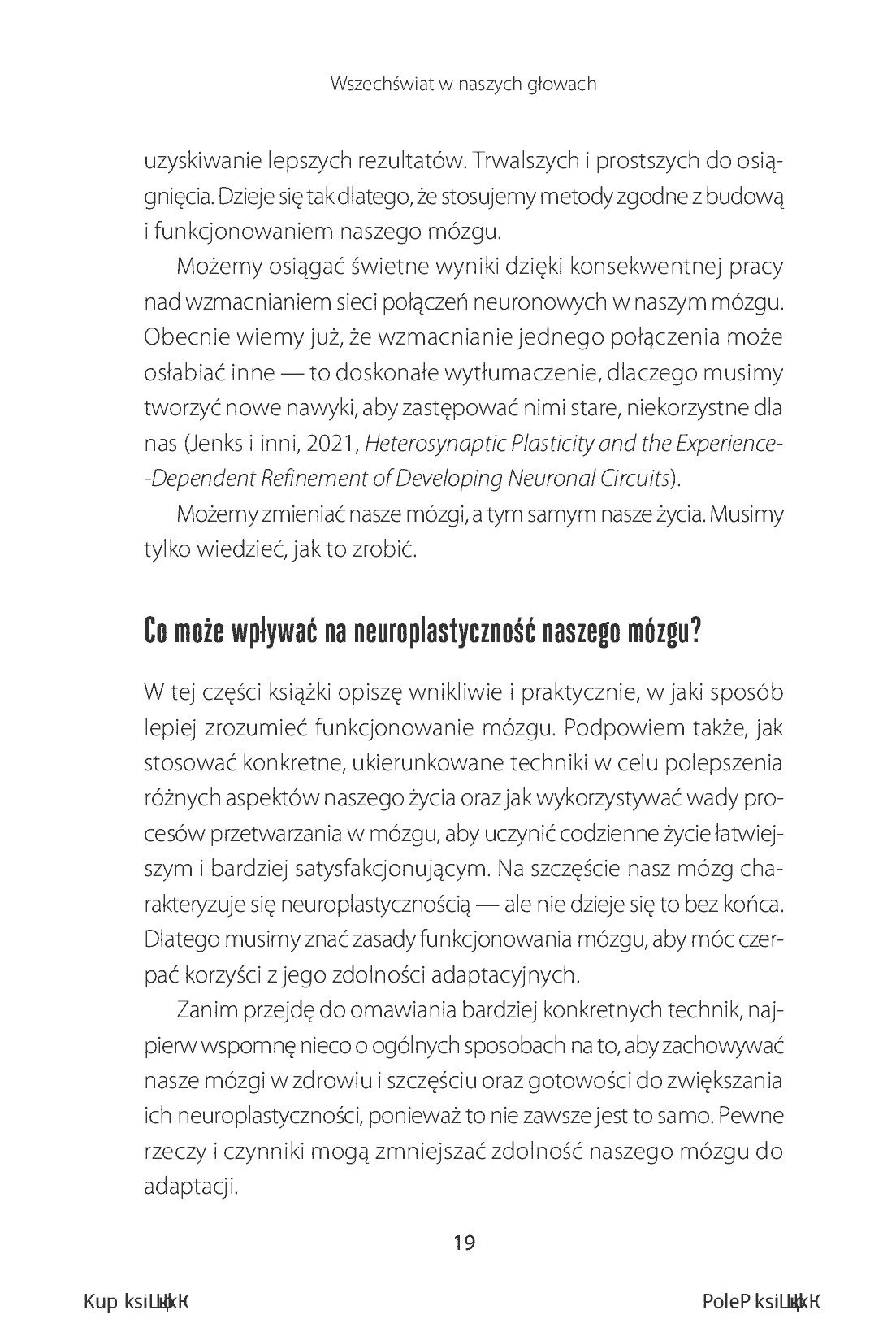 Fragment „Lepsza wersja mózgu. Sekret osiągania pełnego potencjału i realizacji najtrudniejszych celów” — strona 19 z 30