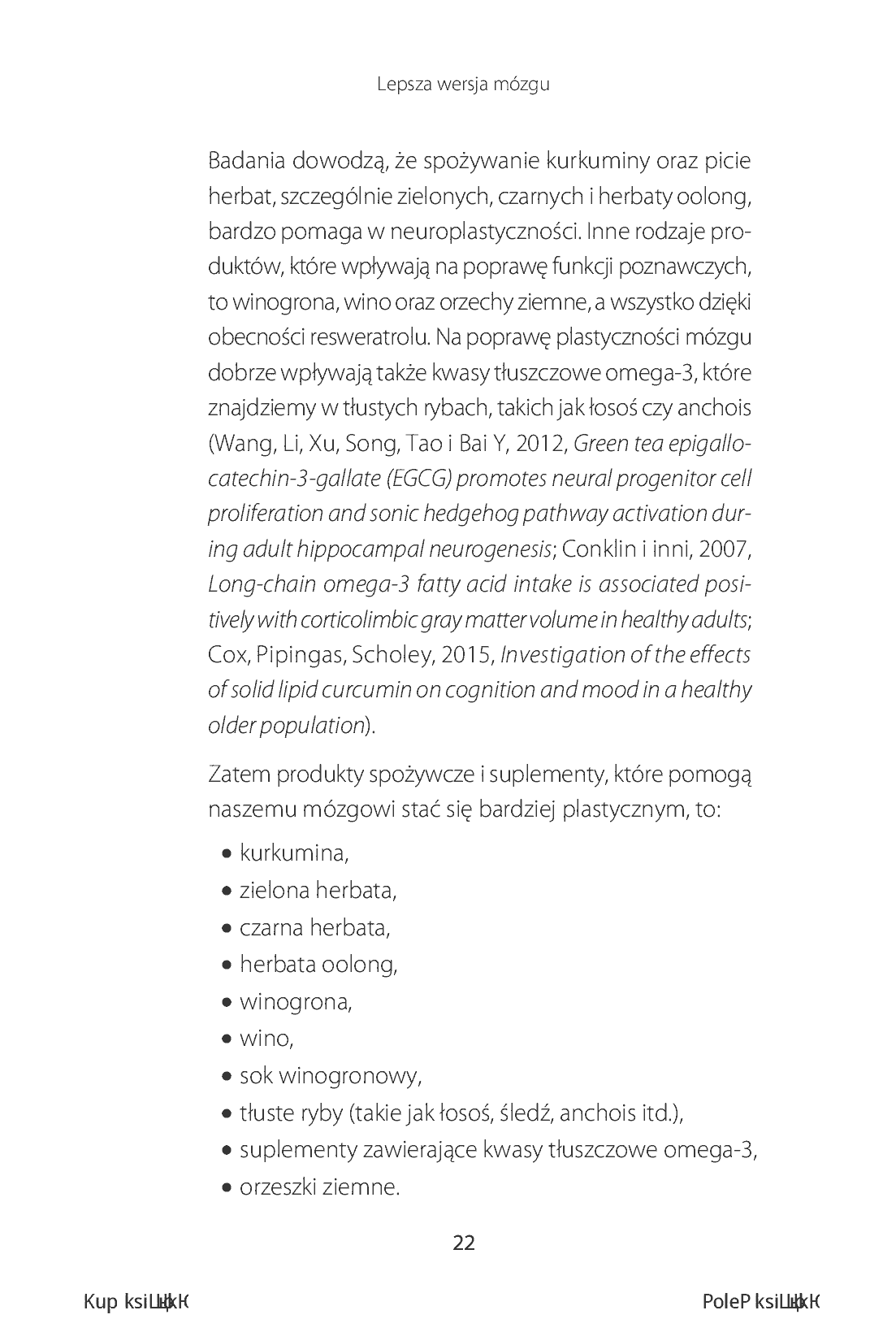 Fragment „Lepsza wersja mózgu. Sekret osiągania pełnego potencjału i realizacji najtrudniejszych celów” — strona 22 z 30