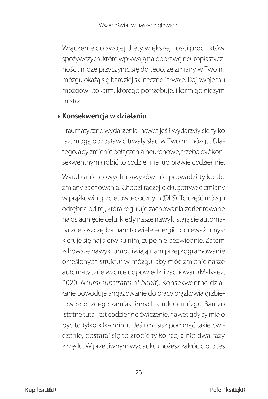 Fragment „Lepsza wersja mózgu. Sekret osiągania pełnego potencjału i realizacji najtrudniejszych celów” — strona 23 z 30