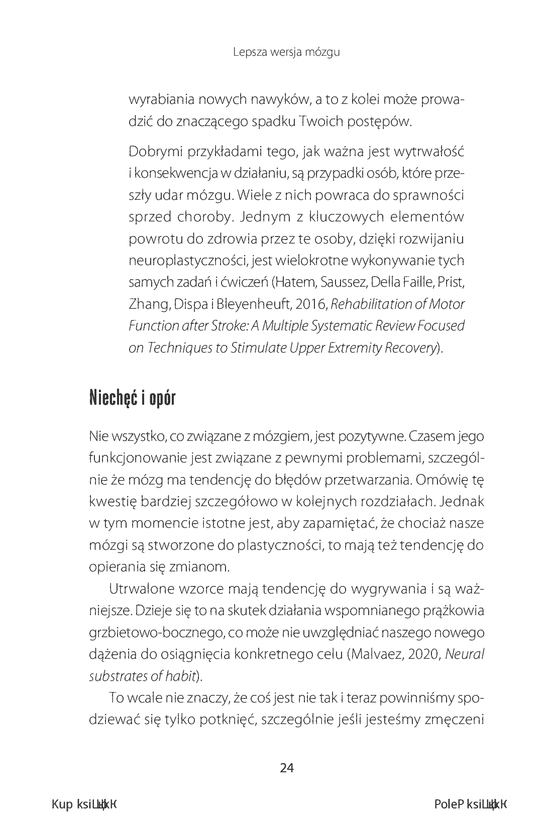 Fragment „Lepsza wersja mózgu. Sekret osiągania pełnego potencjału i realizacji najtrudniejszych celów” — strona 24 z 30