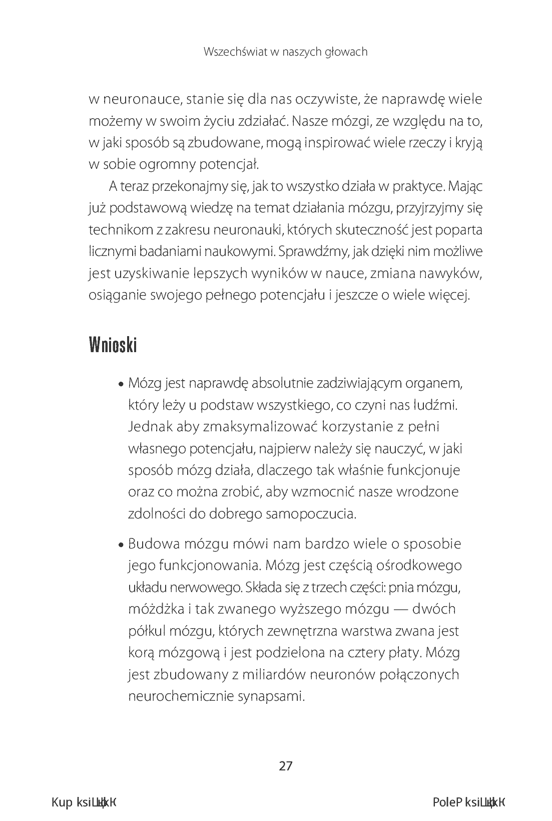 Fragment „Lepsza wersja mózgu. Sekret osiągania pełnego potencjału i realizacji najtrudniejszych celów” — strona 27 z 30
