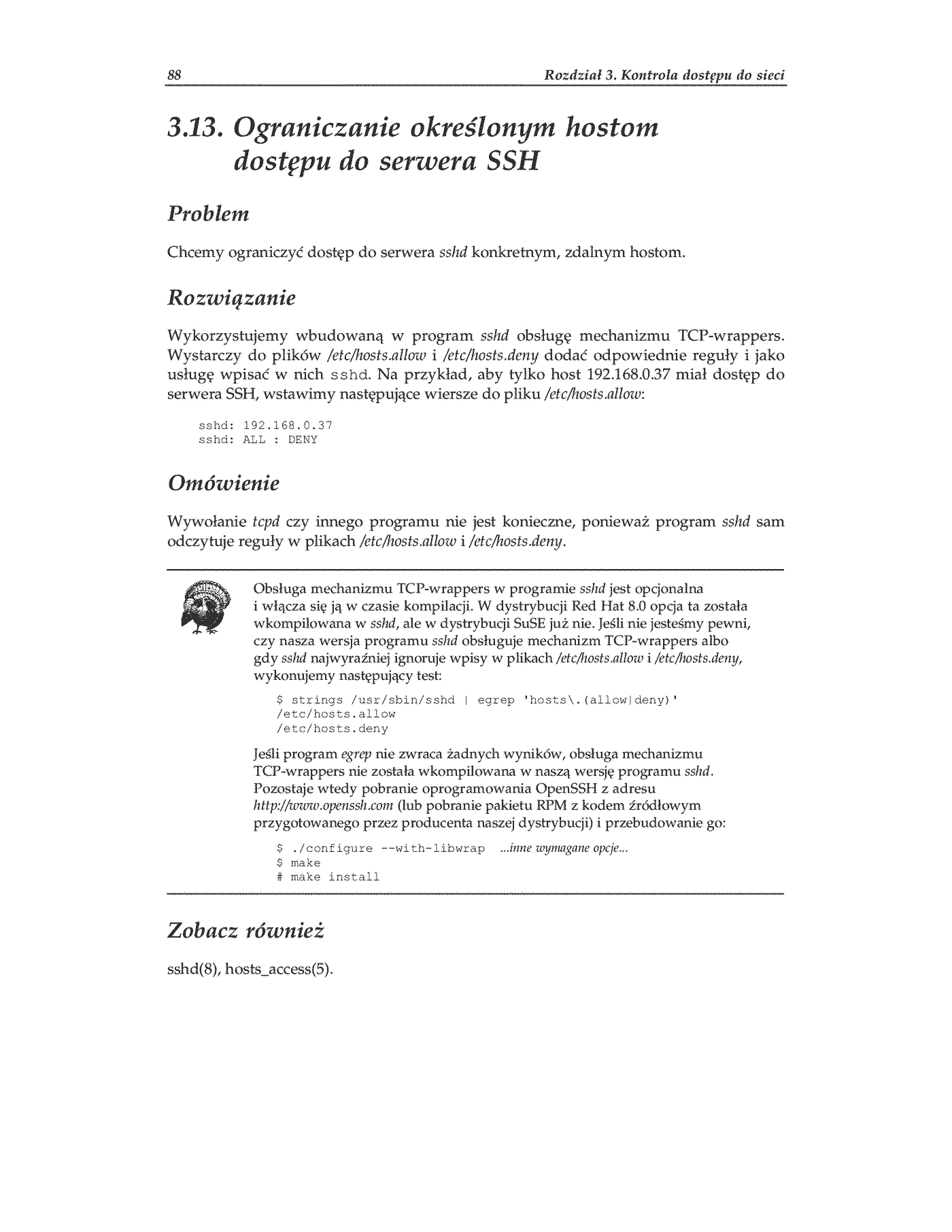 Fragment „Linux. Bezpieczeństwo. Receptury” — strona 25 z 30