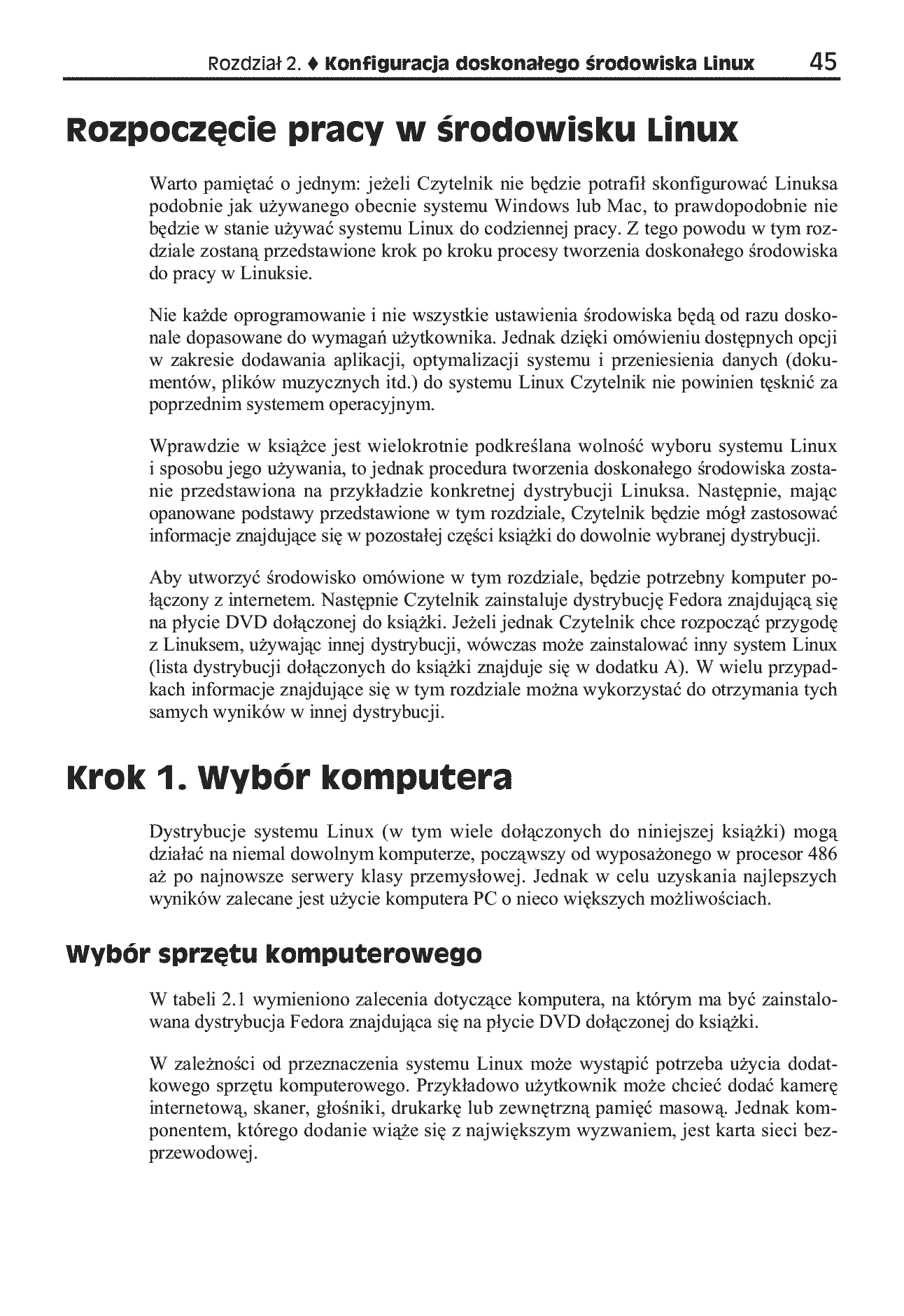 Fragment „Linux. Biblia. Ubuntu, Fedora, Debian i 15 innych dystrybucji” — strona 16 z 30