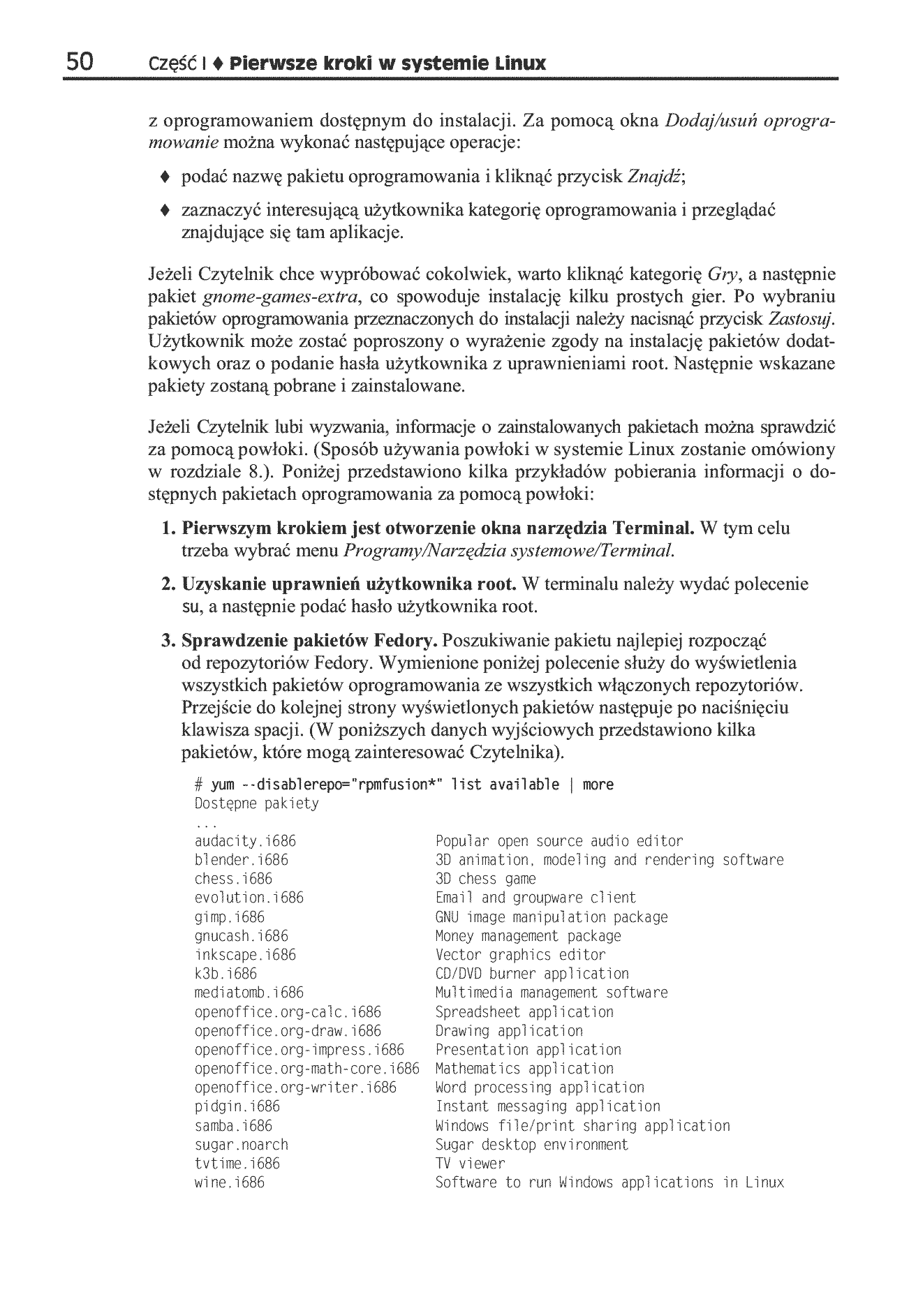 Fragment „Linux. Biblia. Ubuntu, Fedora, Debian i 15 innych dystrybucji” — strona 21 z 30