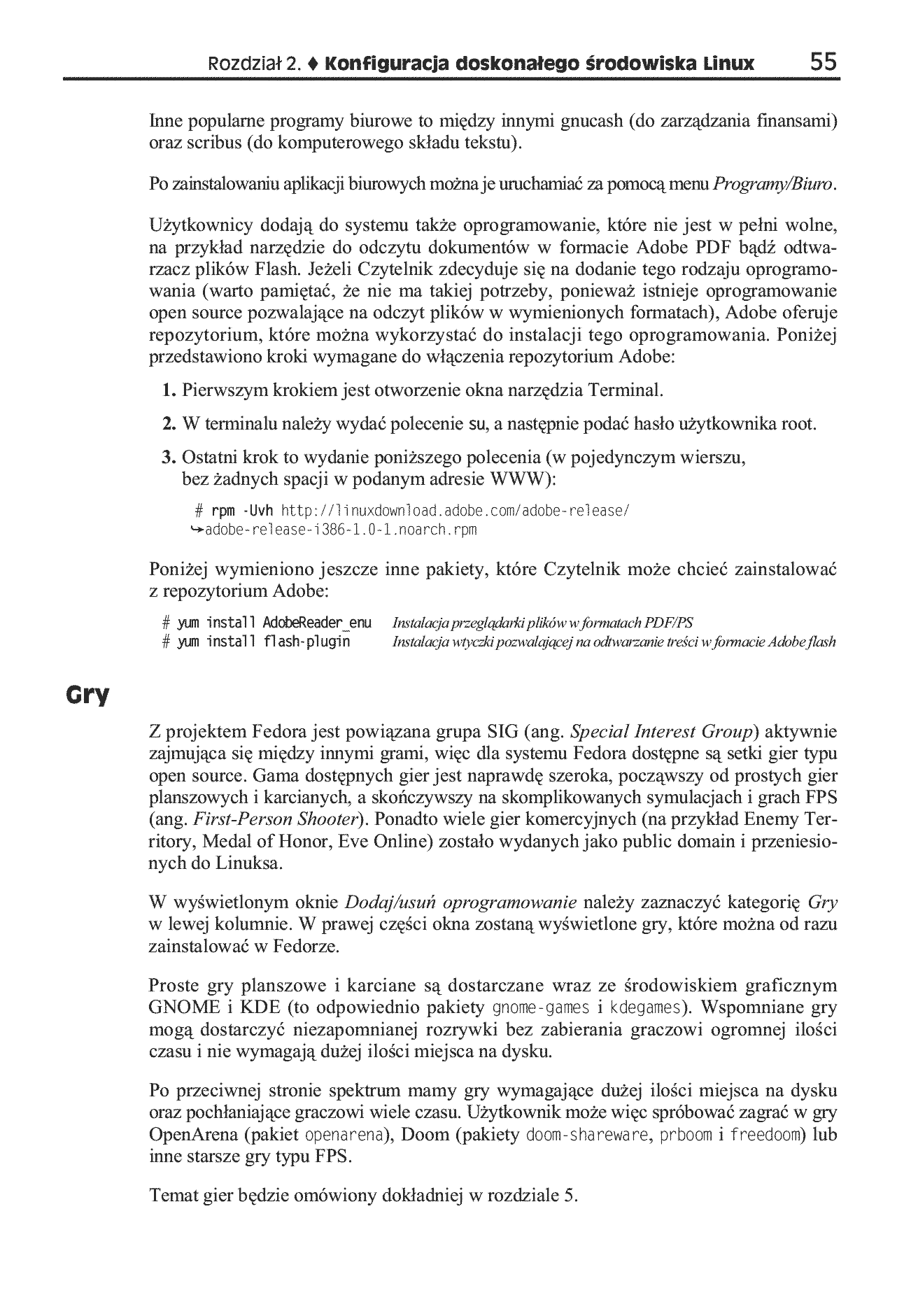Fragment „Linux. Biblia. Ubuntu, Fedora, Debian i 15 innych dystrybucji” — strona 26 z 30