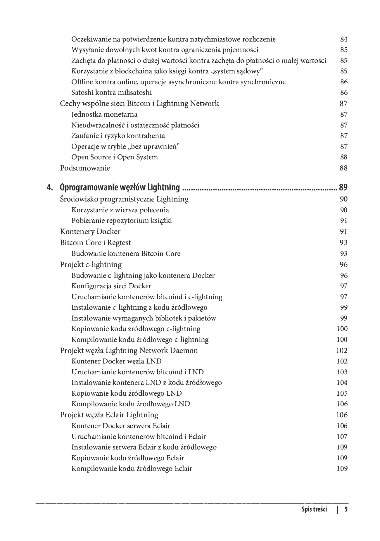 Fragment „Lightning Network dla praktyków. Protokół drugiej warstwy i jego wykorzystanie do obsługi płatności bitcoinami” — strona 5 z 30