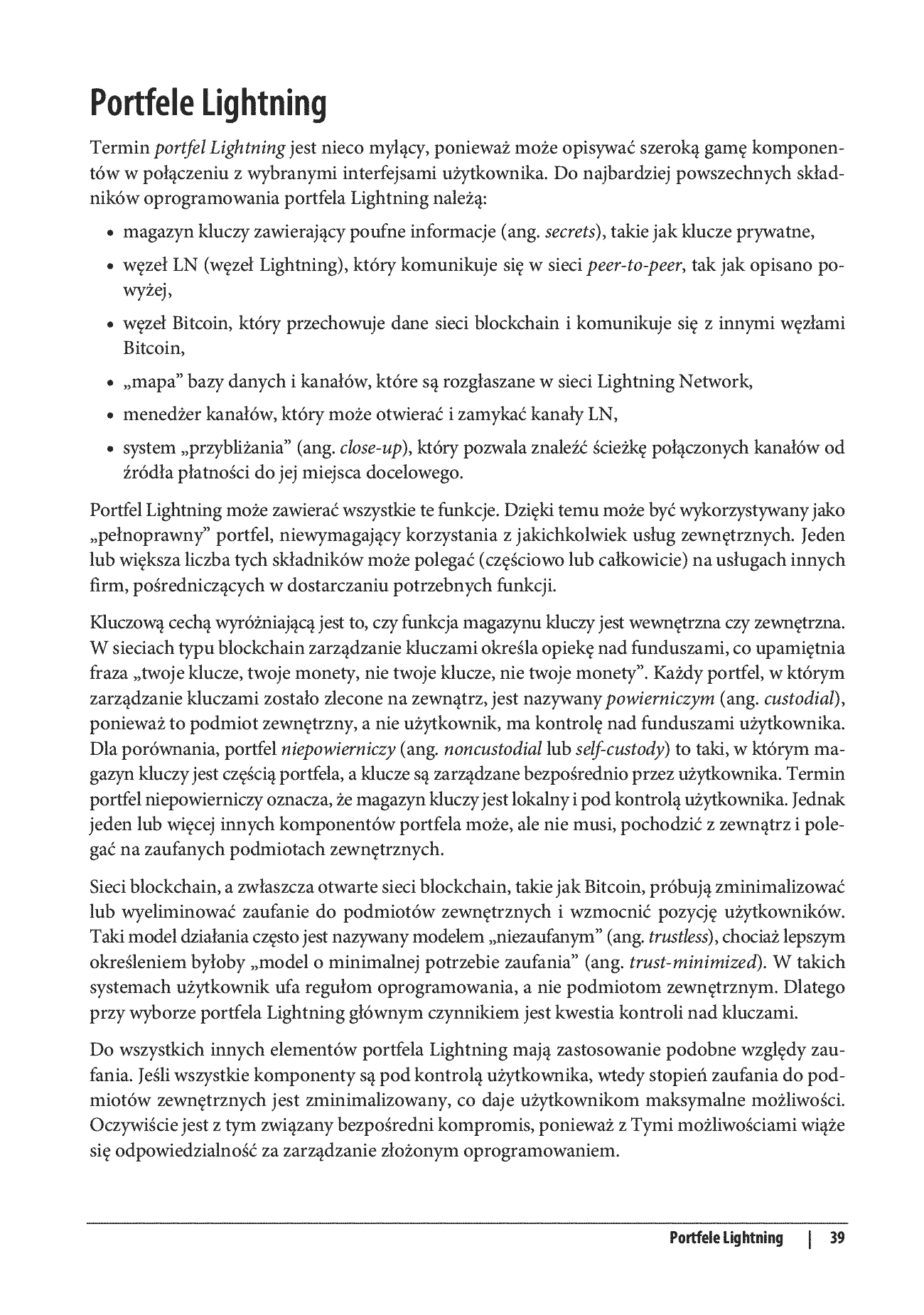 Fragment „Lightning Network dla praktyków. Protokół drugiej warstwy i jego wykorzystanie do obsługi płatności bitcoinami” — strona 17 z 30