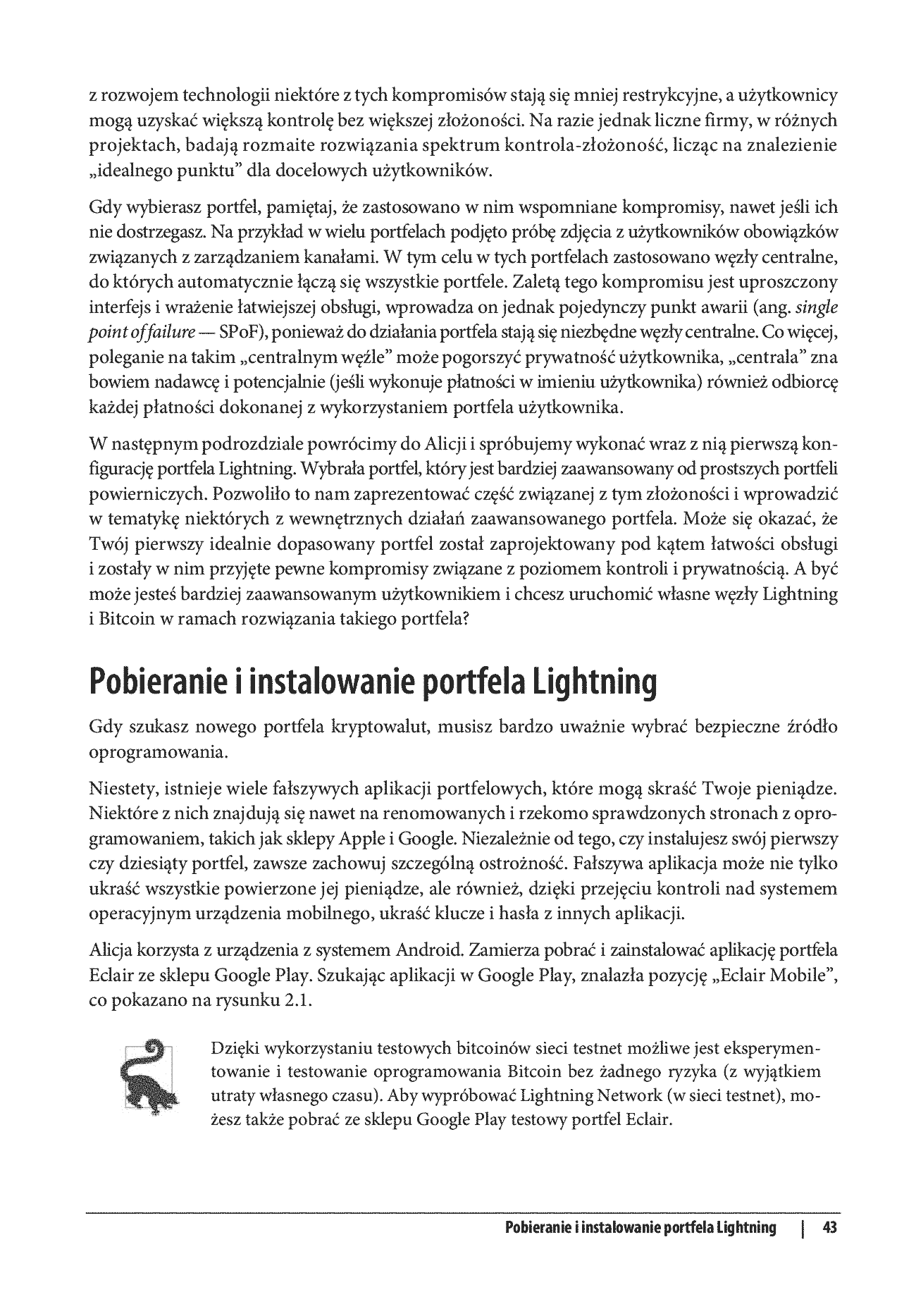Fragment „Lightning Network dla praktyków. Protokół drugiej warstwy i jego wykorzystanie do obsługi płatności bitcoinami” — strona 21 z 30