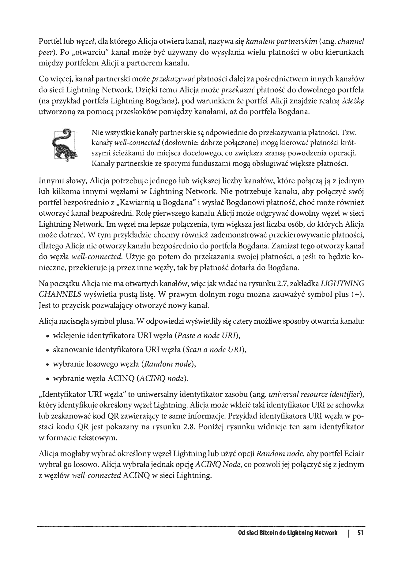 Fragment „Lightning Network dla praktyków. Protokół drugiej warstwy i jego wykorzystanie do obsługi płatności bitcoinami” — strona 29 z 30