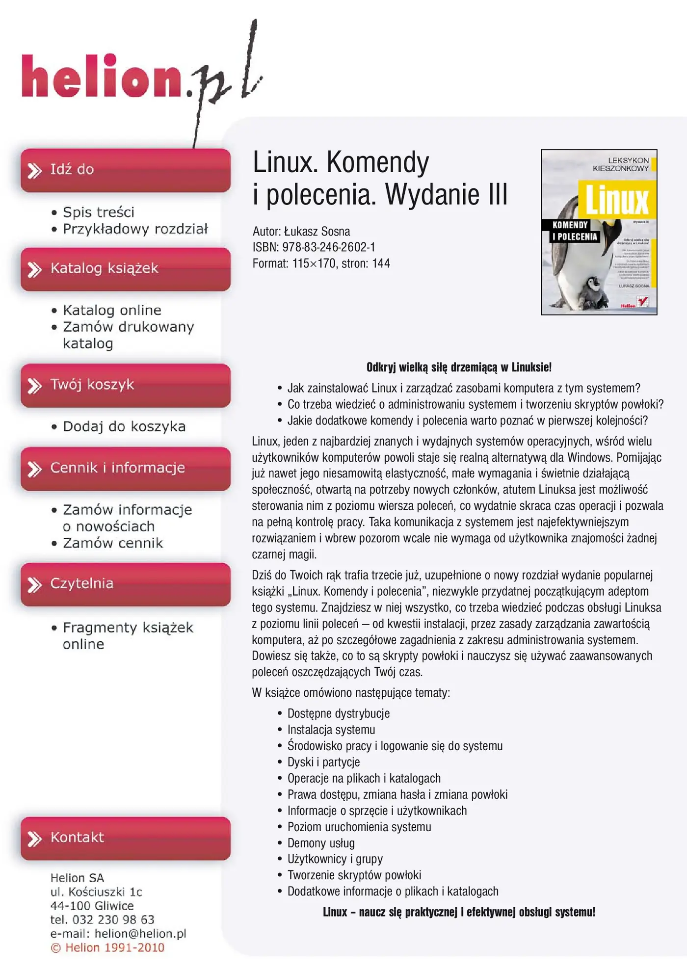 Fragment „Linux. Komendy i polecenia. Wydanie III” — strona 1 z 23