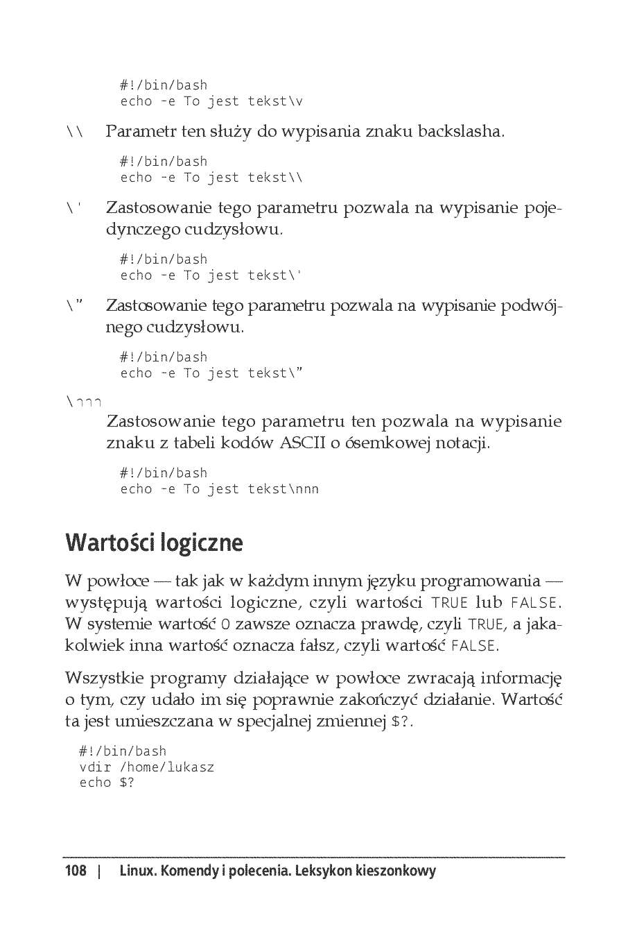 Fragment „Linux. Komendy i polecenia. Wydanie IV rozszerzone” — strona 15 z 24