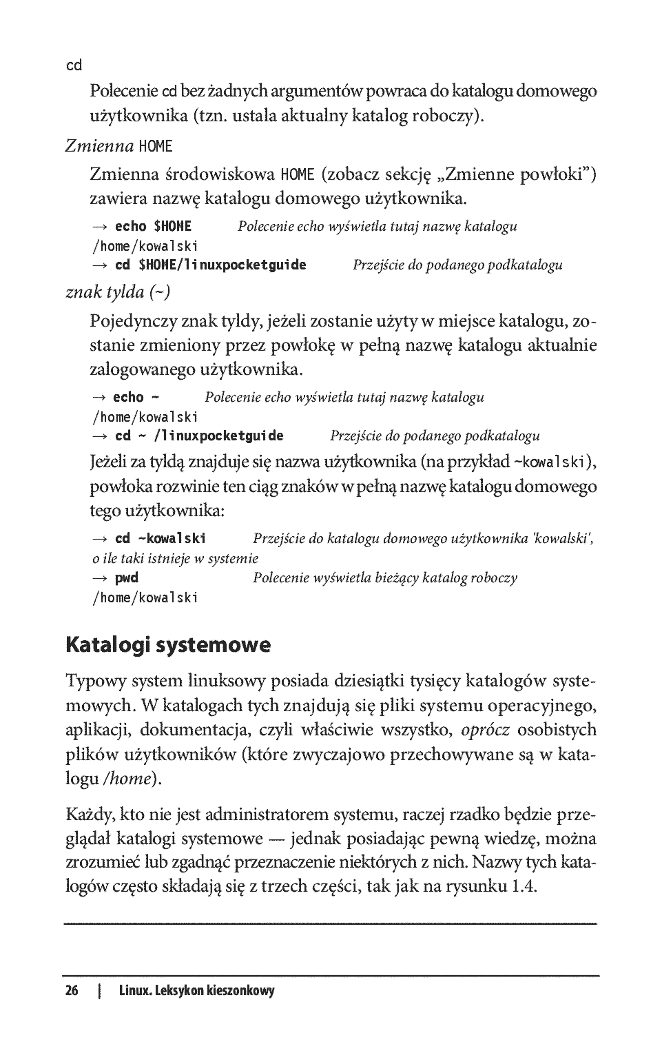 Fragment „Linux. Leksykon kieszonkowy. Wydanie IV” — strona 16 z 24