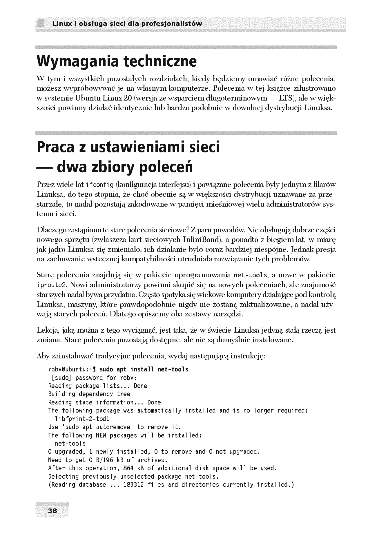 Fragment „Linux i obsługa sieci dla profesjonalistów. Konfiguracja i stosowanie bezpiecznych usług sieciowych” — strona 12 z 30