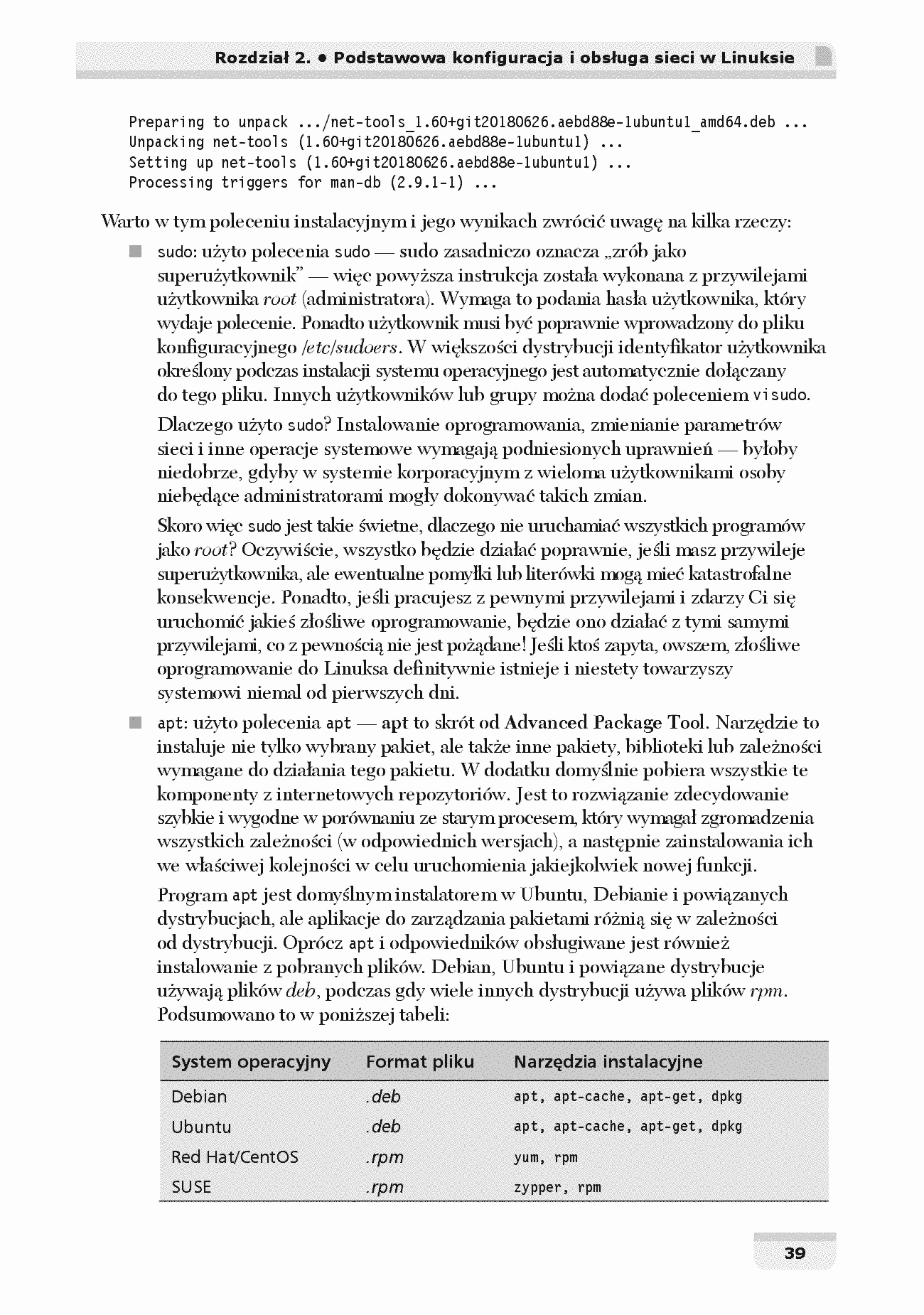 Fragment „Linux i obsługa sieci dla profesjonalistów. Konfiguracja i stosowanie bezpiecznych usług sieciowych” — strona 13 z 30