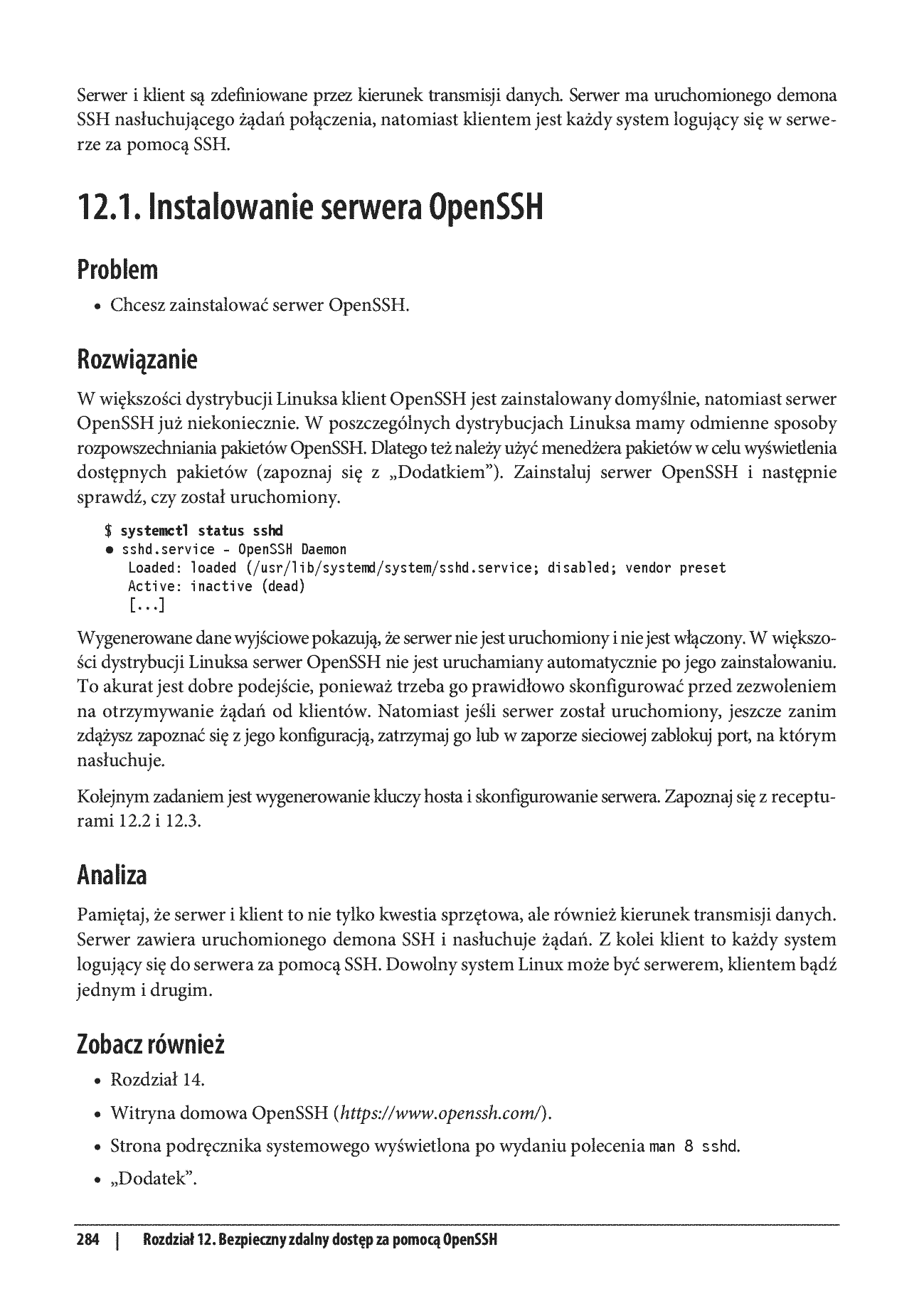 Fragment „Linux. Receptury. Najważniejsze umiejętności użytkownika i administratora. Wydanie II” — strona 16 z 30