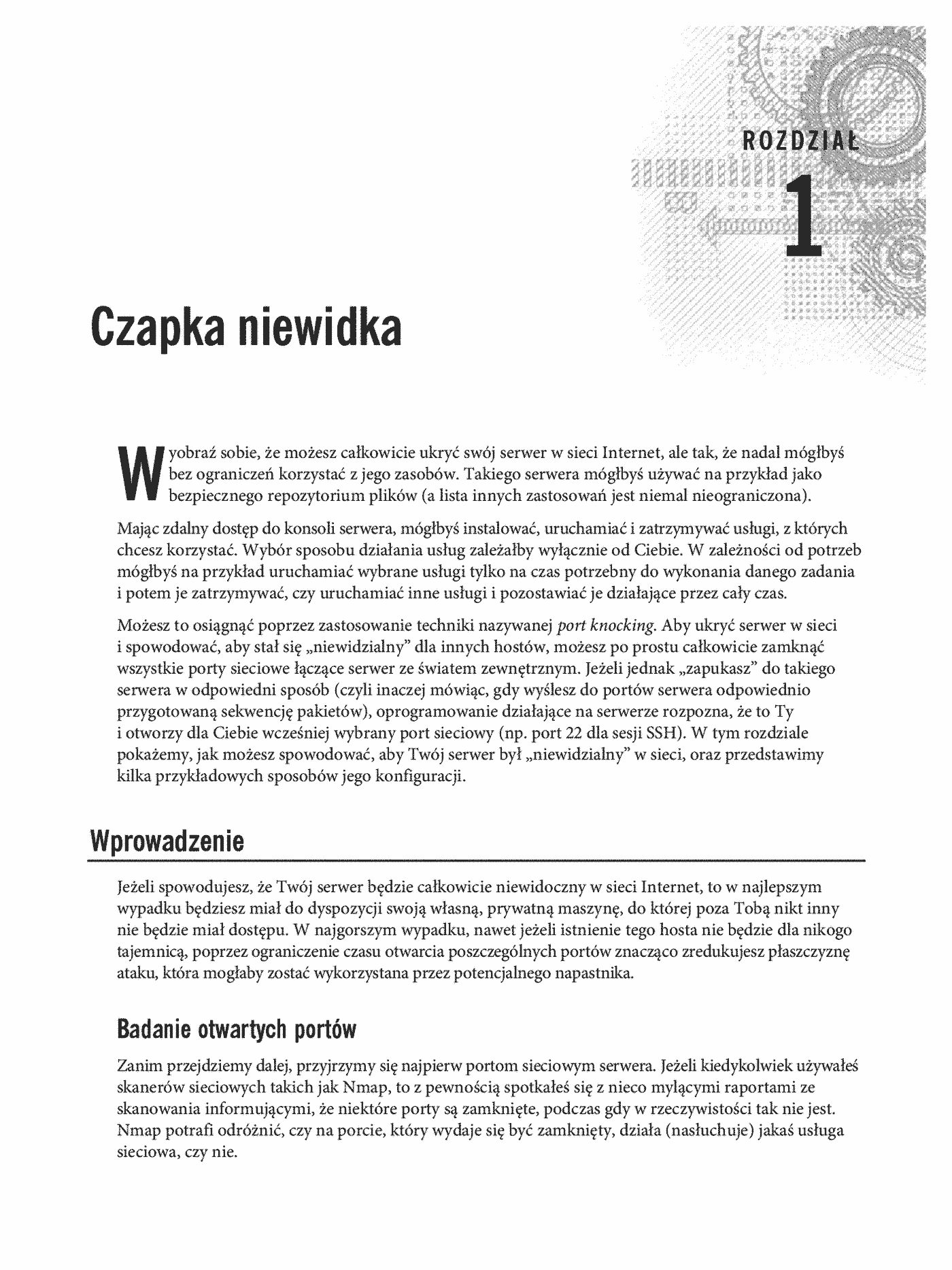 Fragment „Linux Server. Bezpieczeństwo i ochrona sieci” — strona 7 z 24