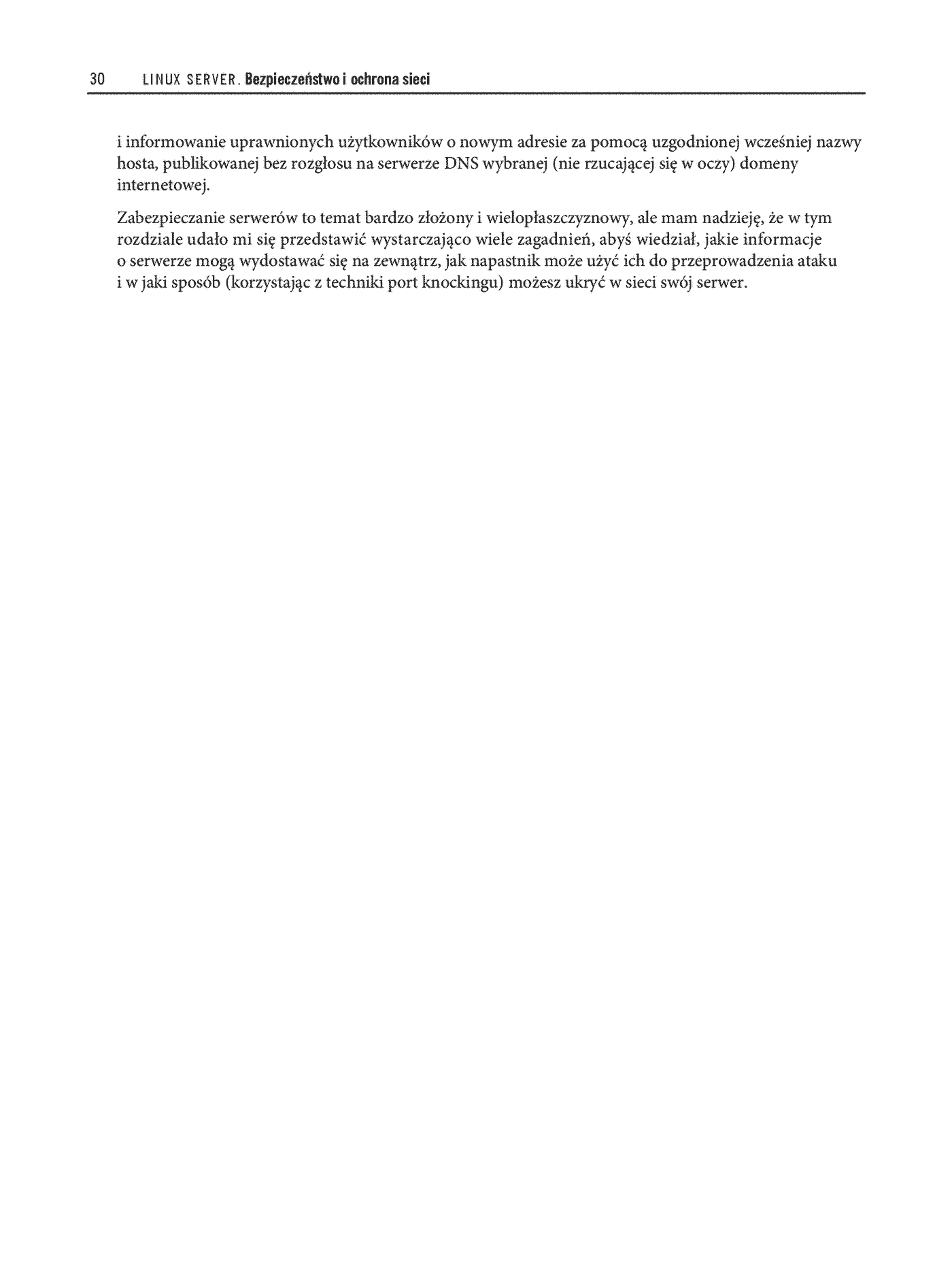 Fragment „Linux Server. Bezpieczeństwo i ochrona sieci” — strona 18 z 24