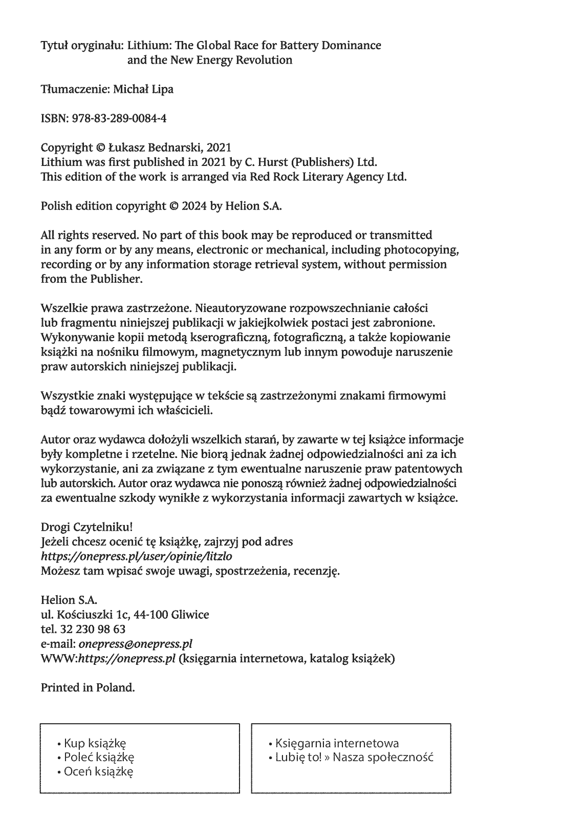 Fragment „Lit: złoto przyszłości. Globalny wyścig o dominację w produkcji baterii i zwycięstwo w nowej rewolucji energetycznej” — strona 2 z 30