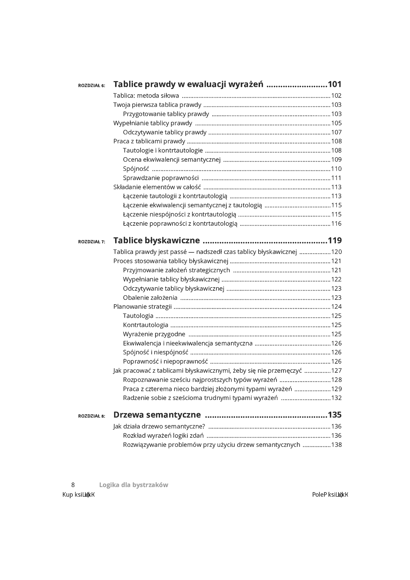 Fragment „Logika dla bystrzaków” — strona 6 z 30