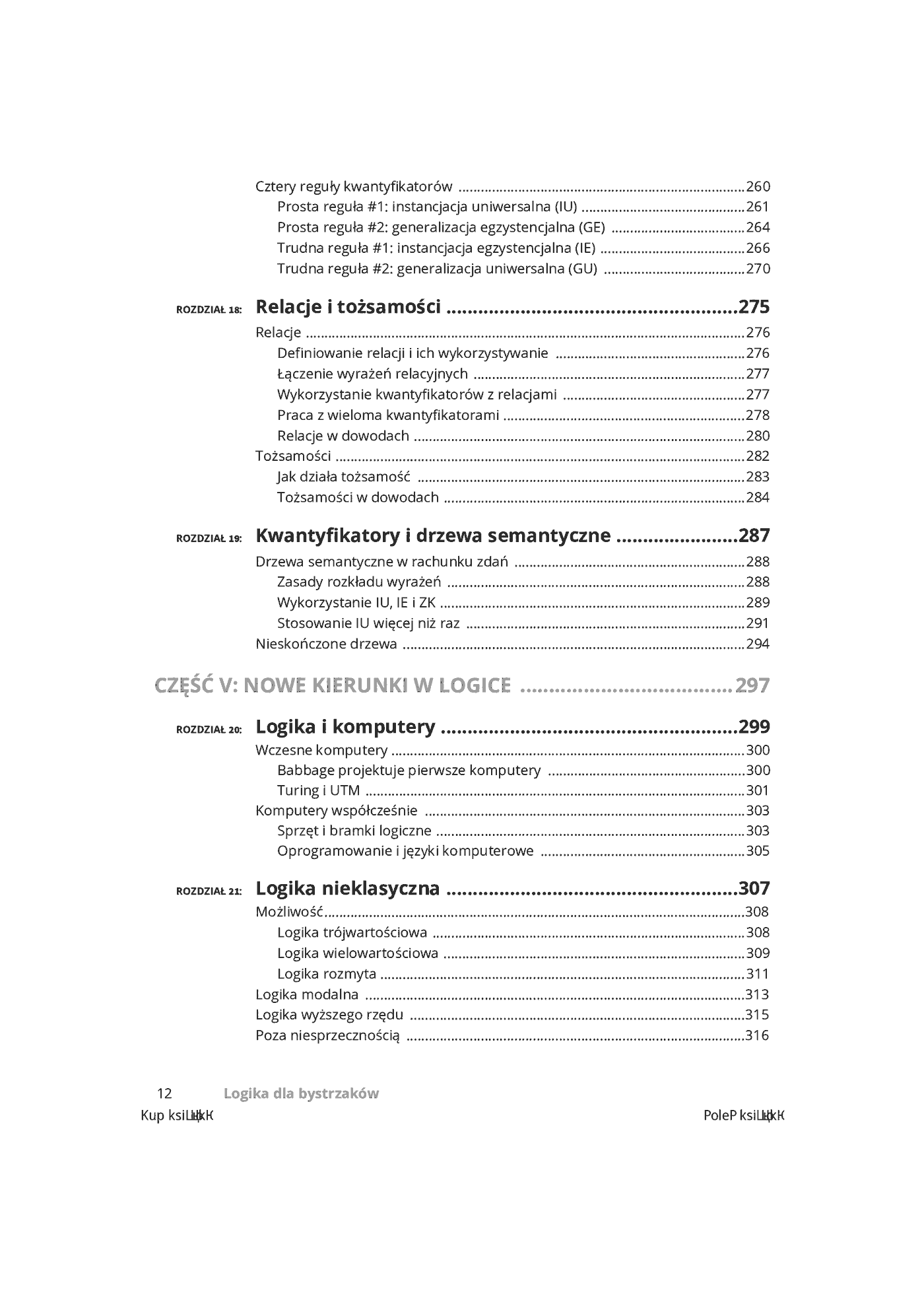 Fragment „Logika dla bystrzaków” — strona 10 z 30