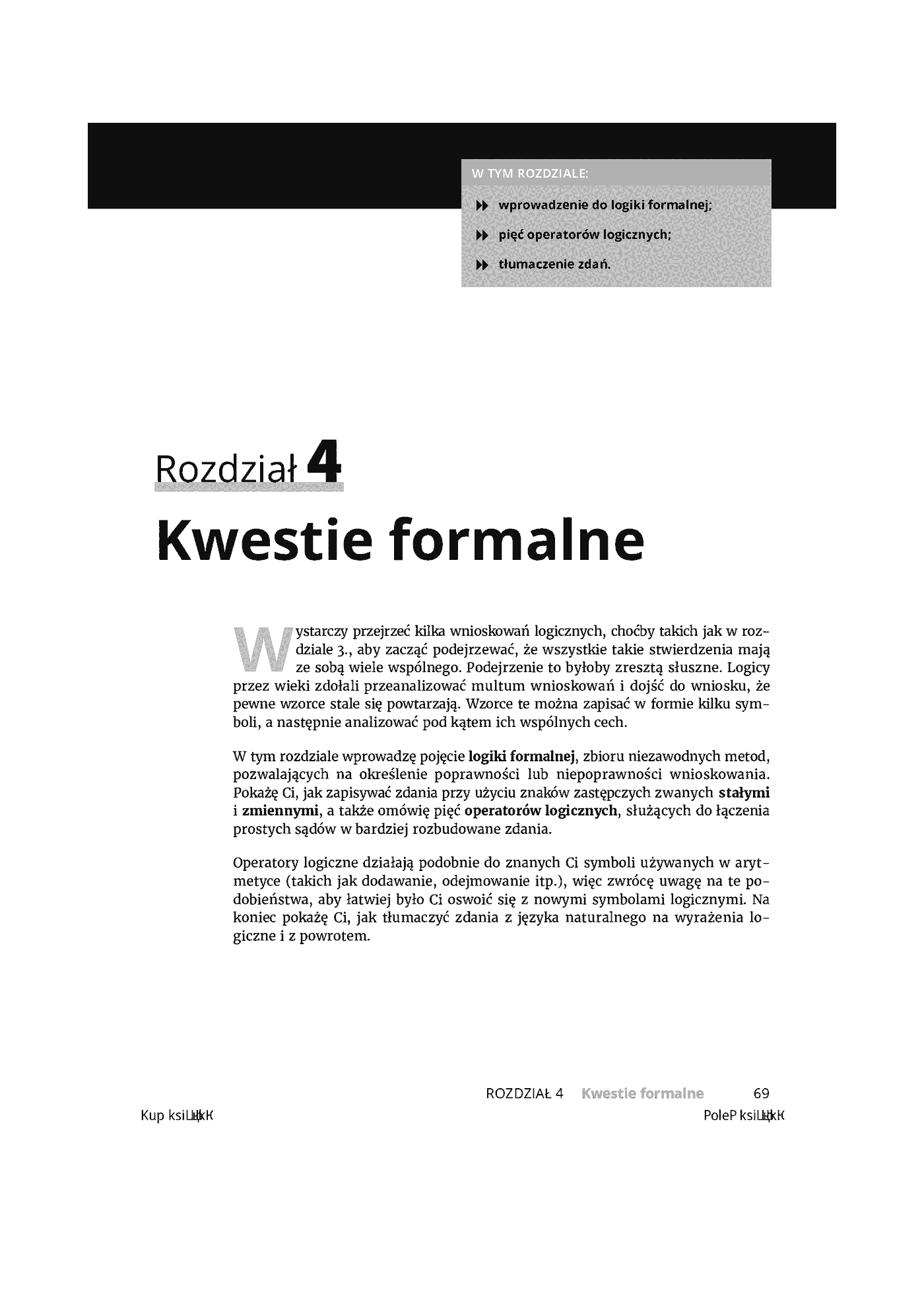 Fragment „Logika dla bystrzaków” — strona 13 z 30