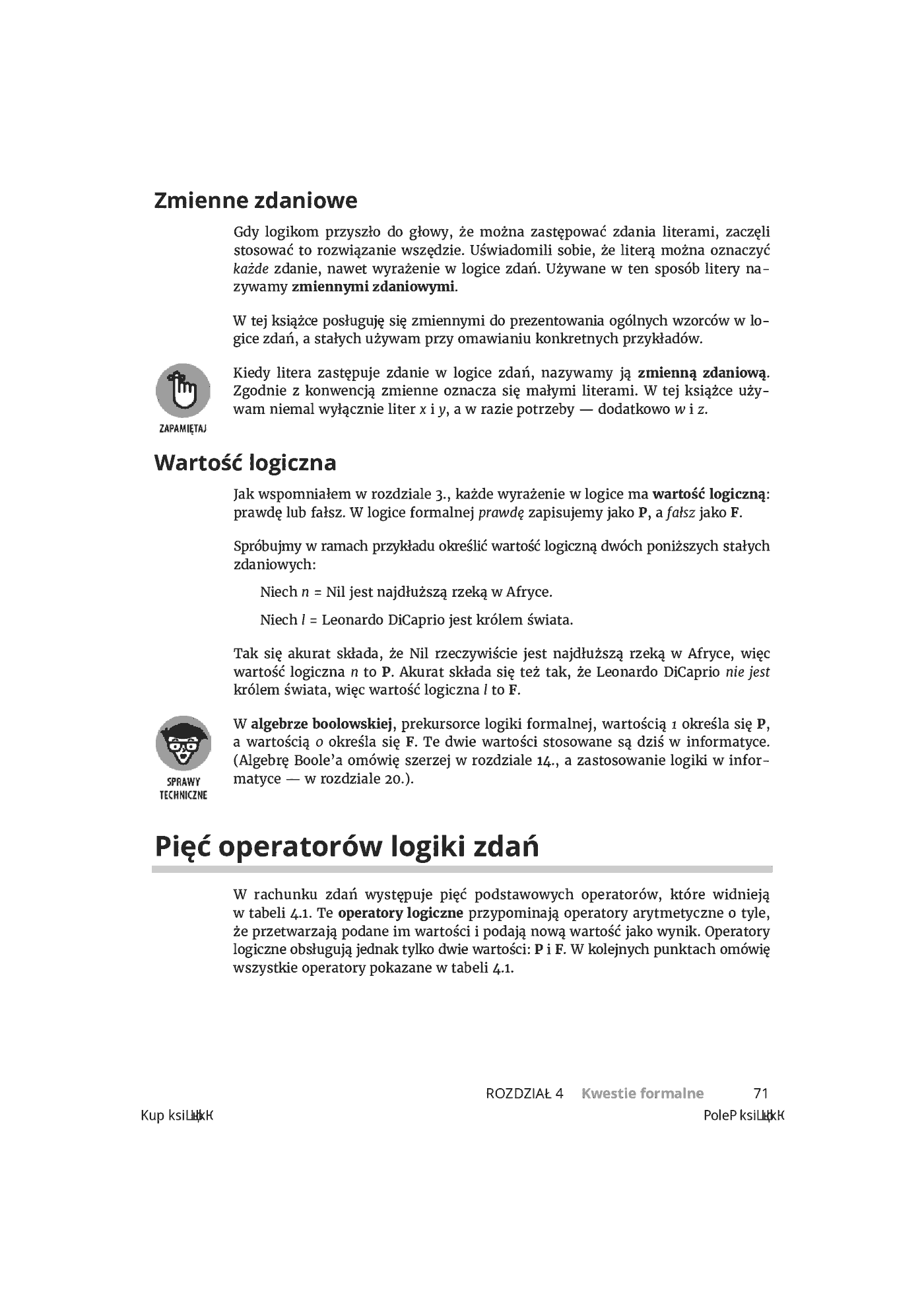 Fragment „Logika dla bystrzaków” — strona 15 z 30