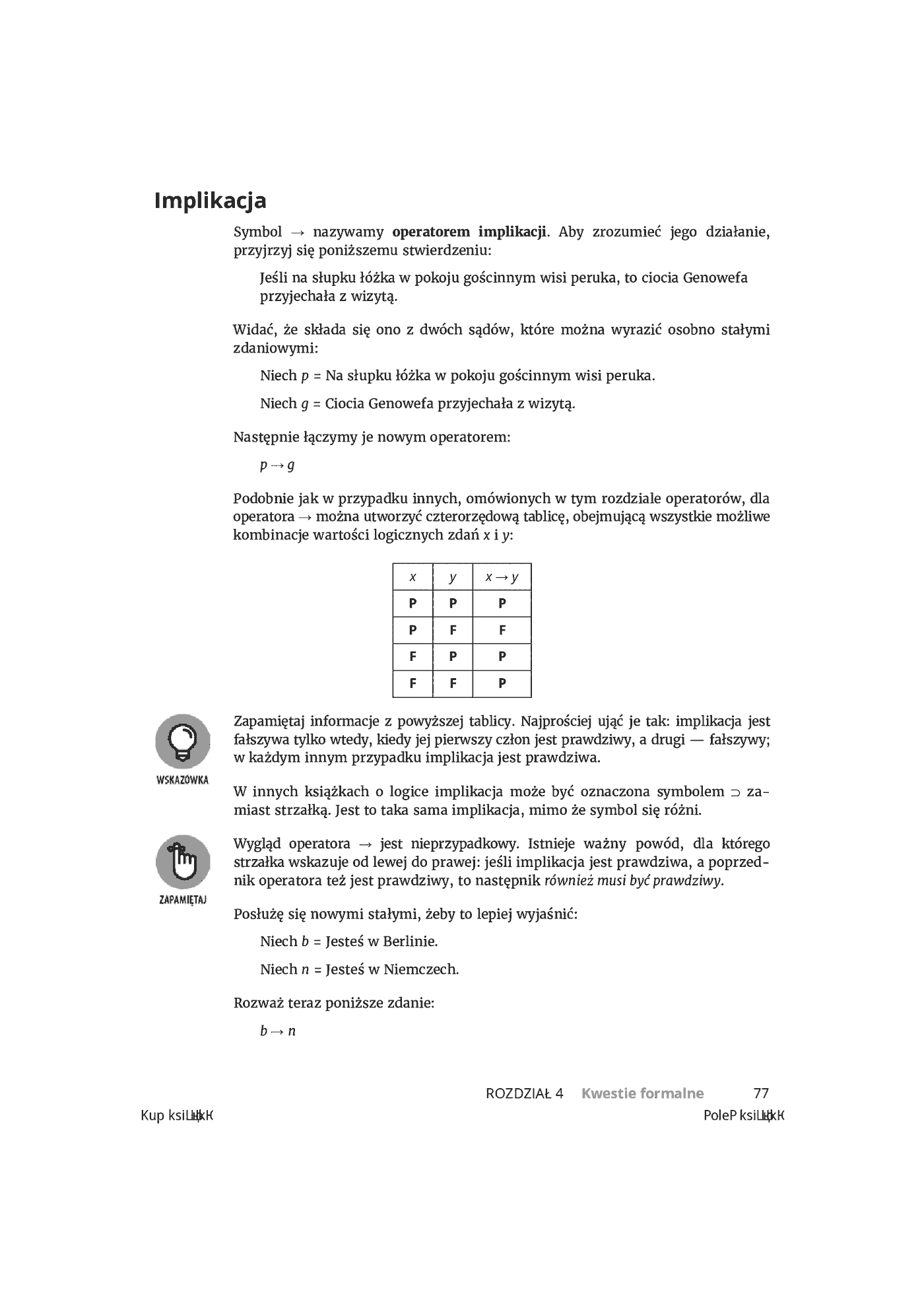 Fragment „Logika dla bystrzaków” — strona 21 z 30